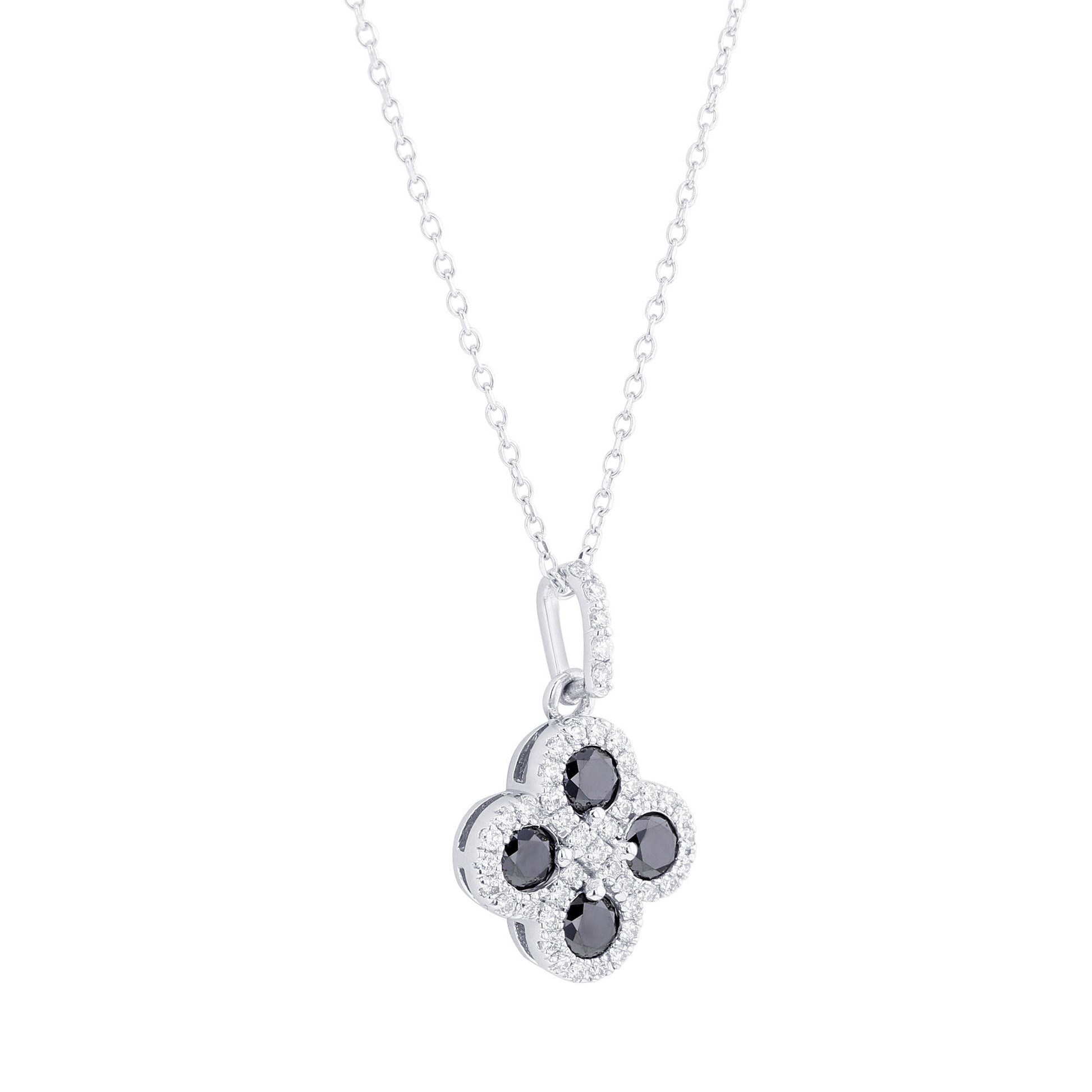Fortune Black & White Diamond Necklace