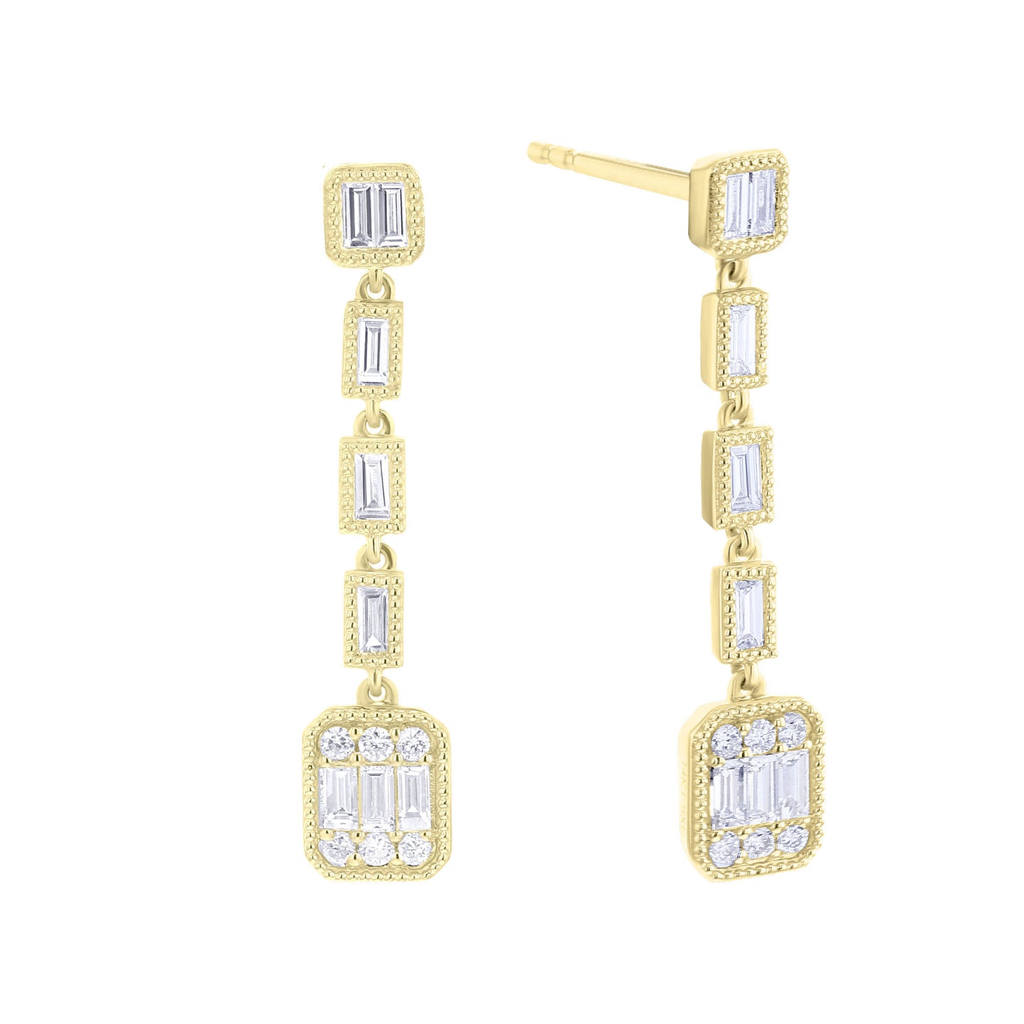 Revel Diamond Drop Earrings