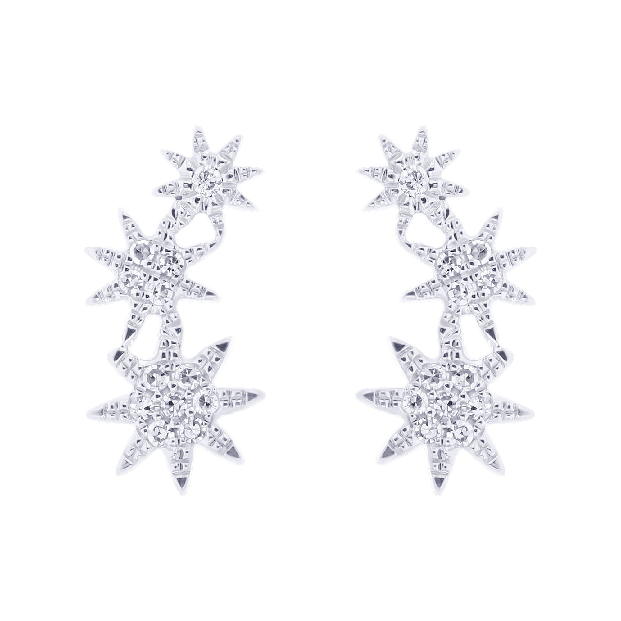 Cosmic Climber Diamond Earrings – Steven Singer Jewelers