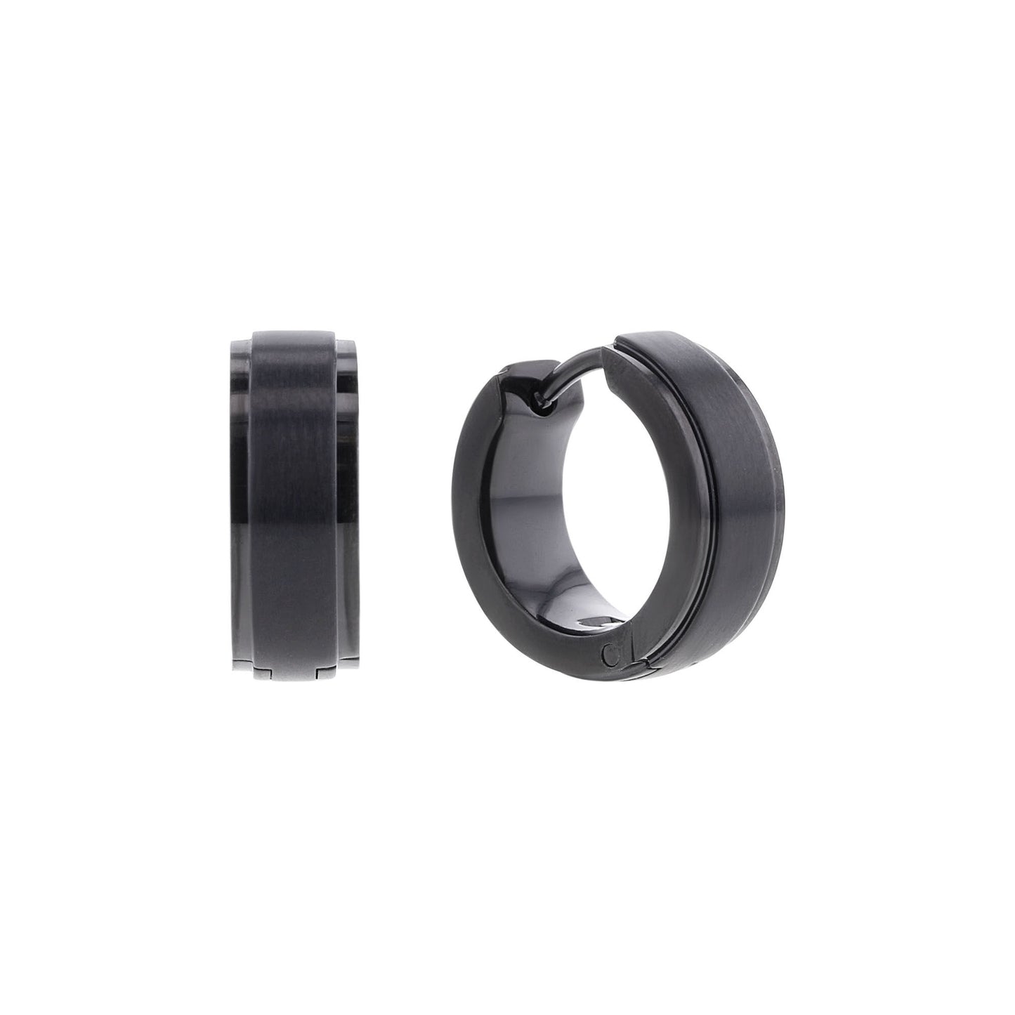 Genoa Stainless Steel Hoop Earrings
