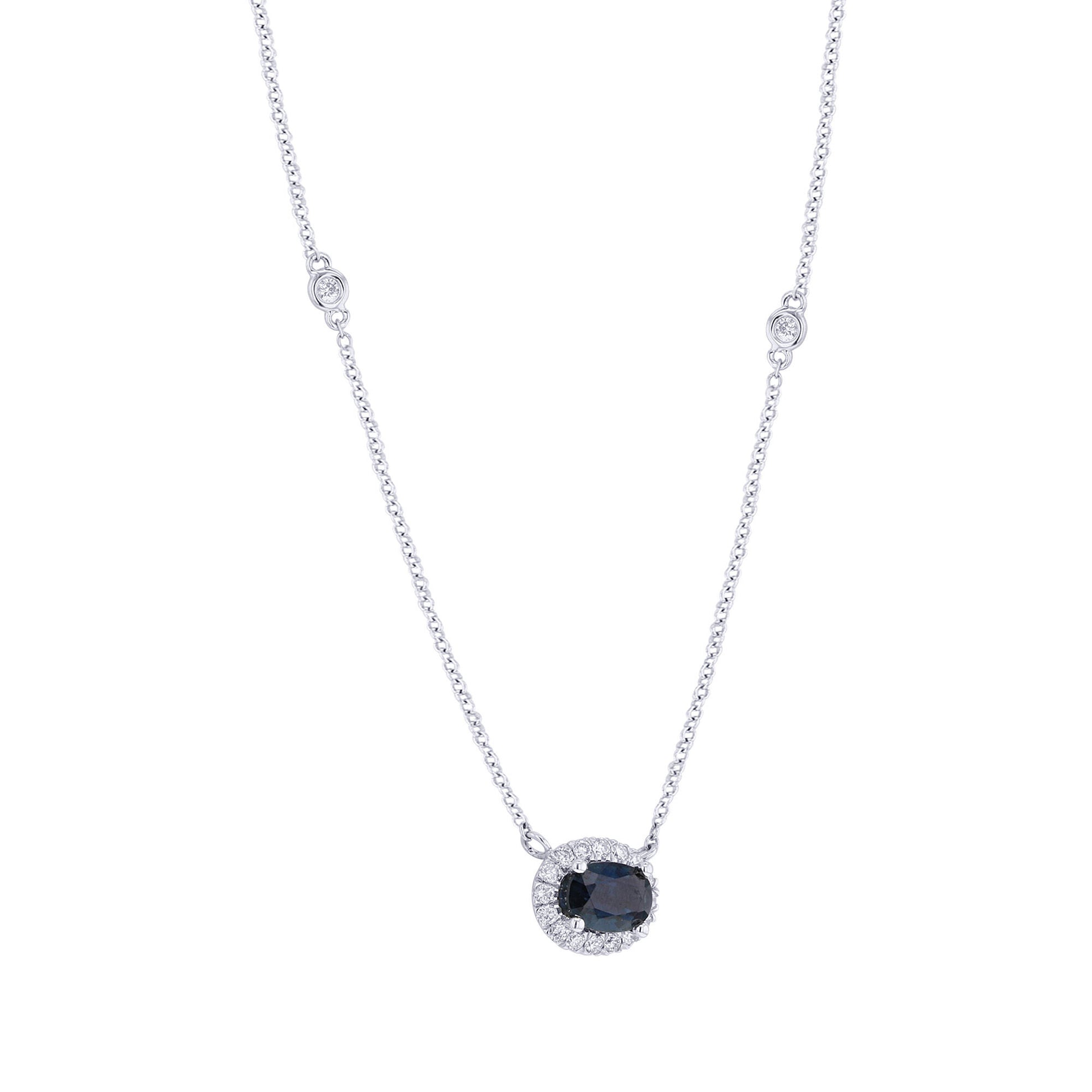 Andora Sapphire and Diamond Necklace
