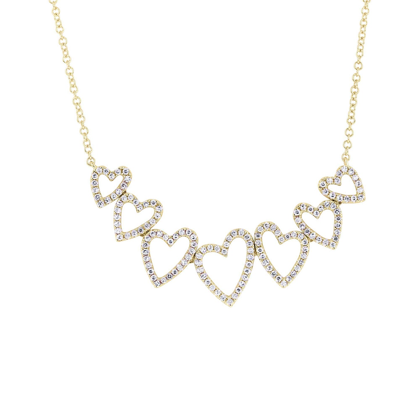 Lots of Love Diamond Heart Necklace