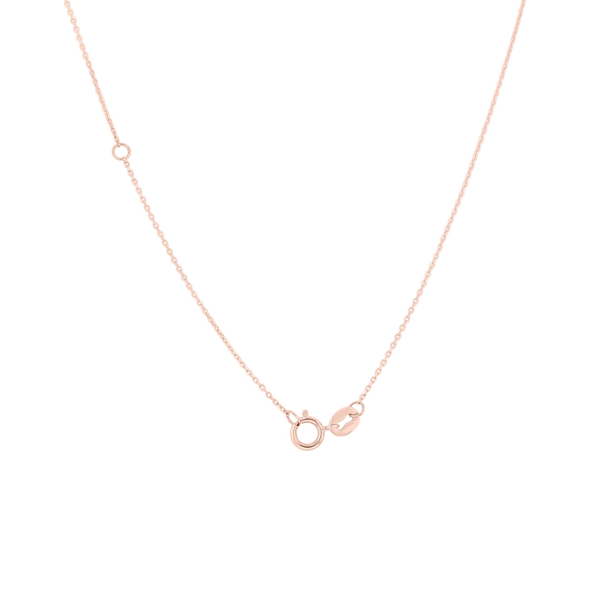 Floating Solitaire Diamond Necklace 1/8ct