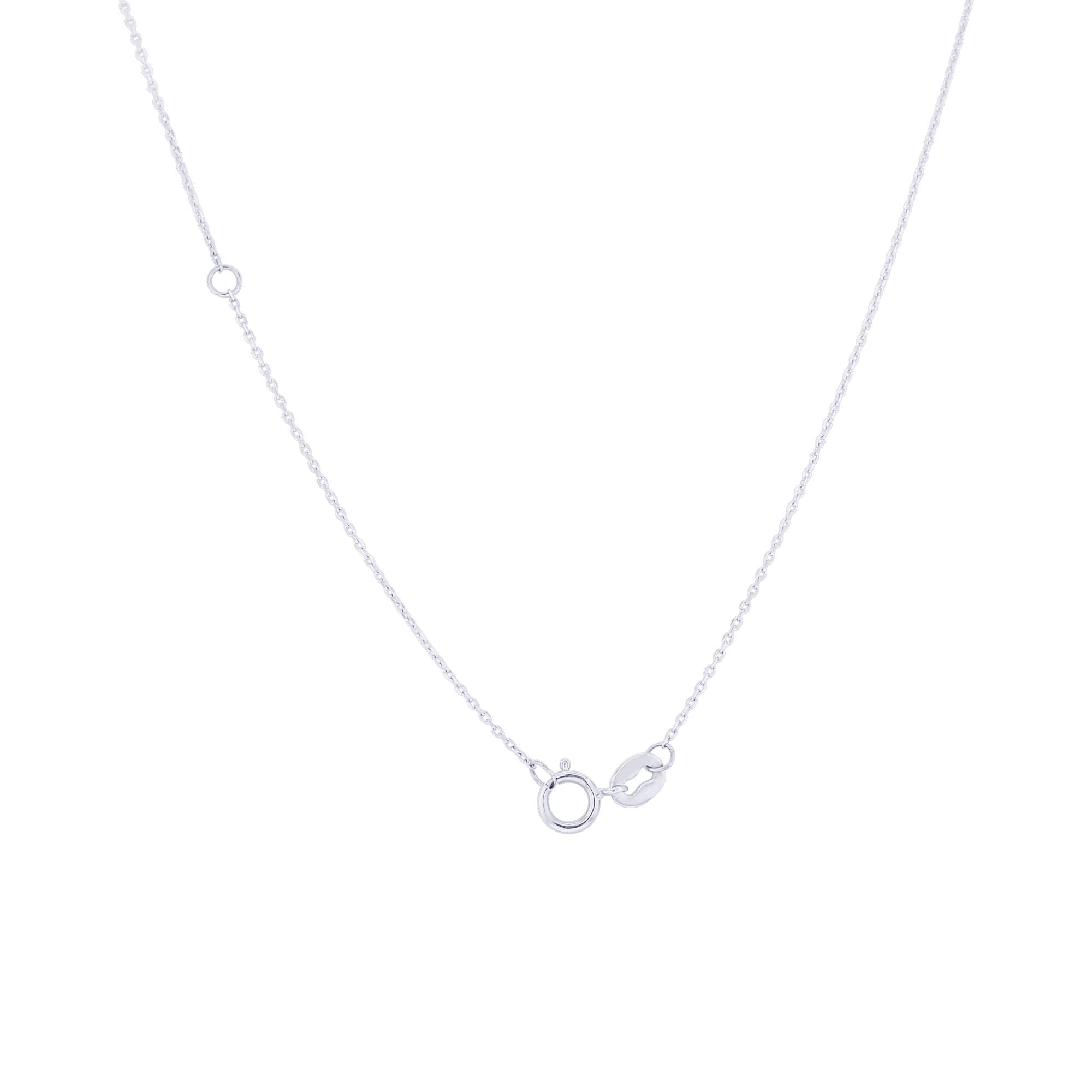 Floating Solitaire Diamond Necklace 1/8ct