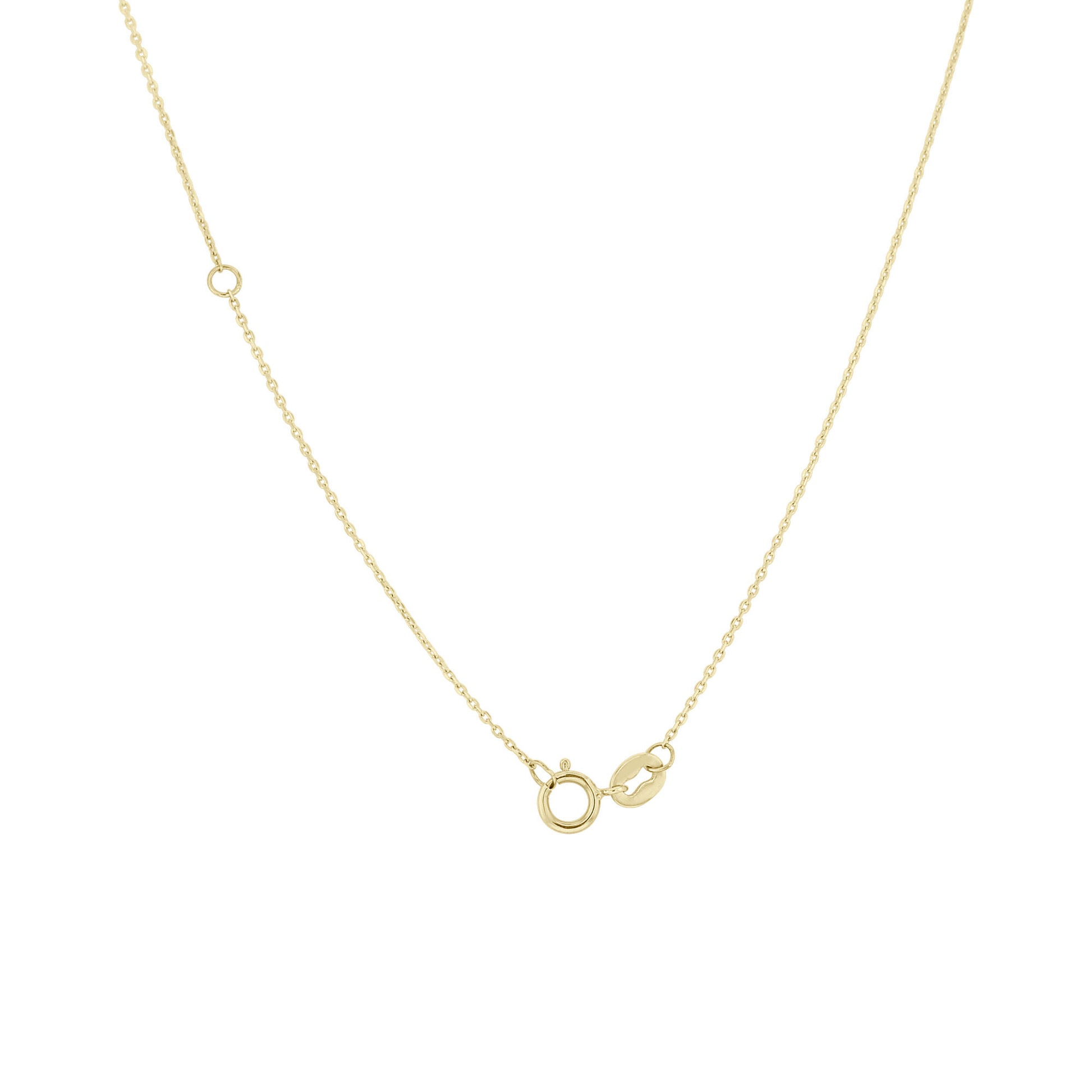 Floating Solitaire Diamond Necklace 1/8ct