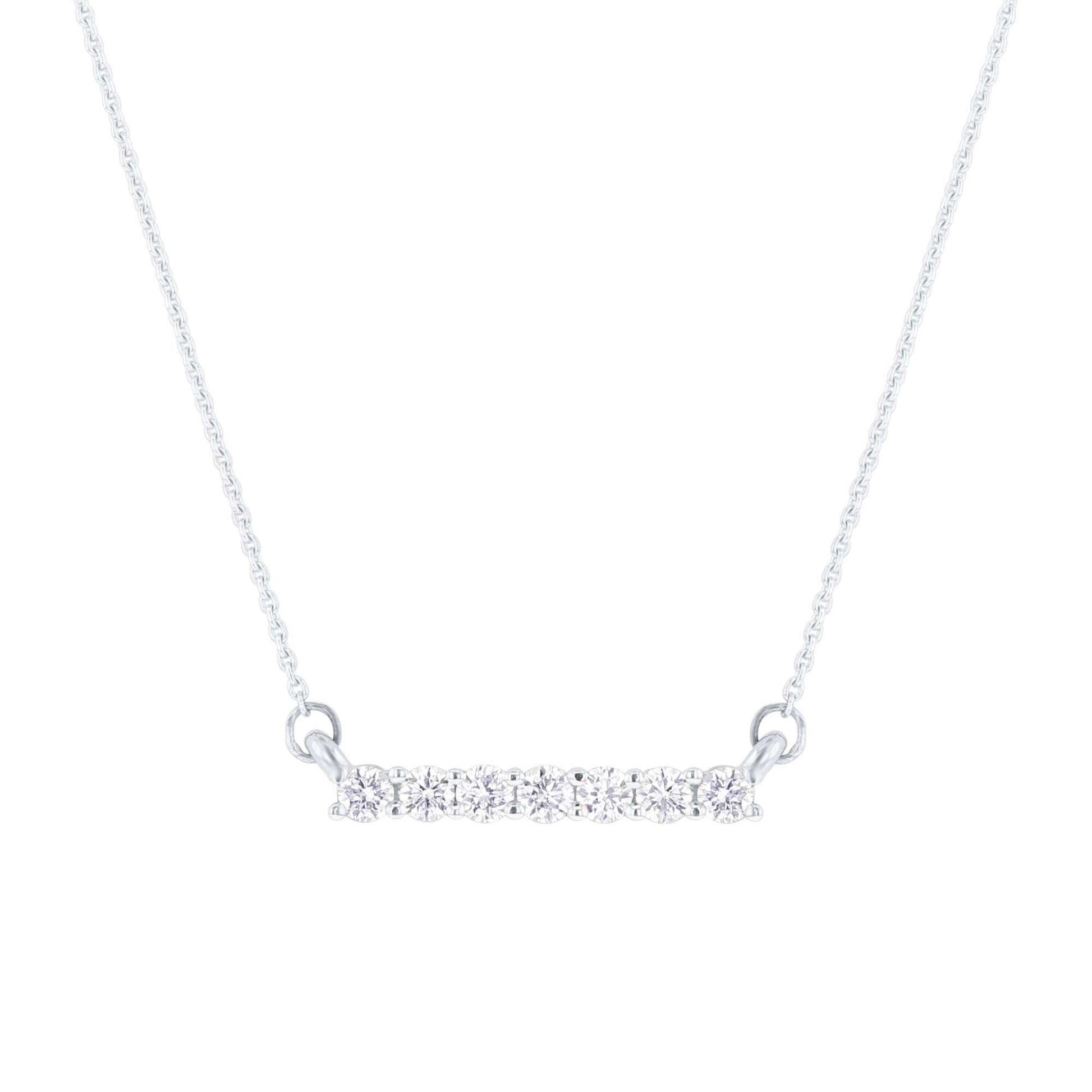 Delilah Diamond Bar Necklace