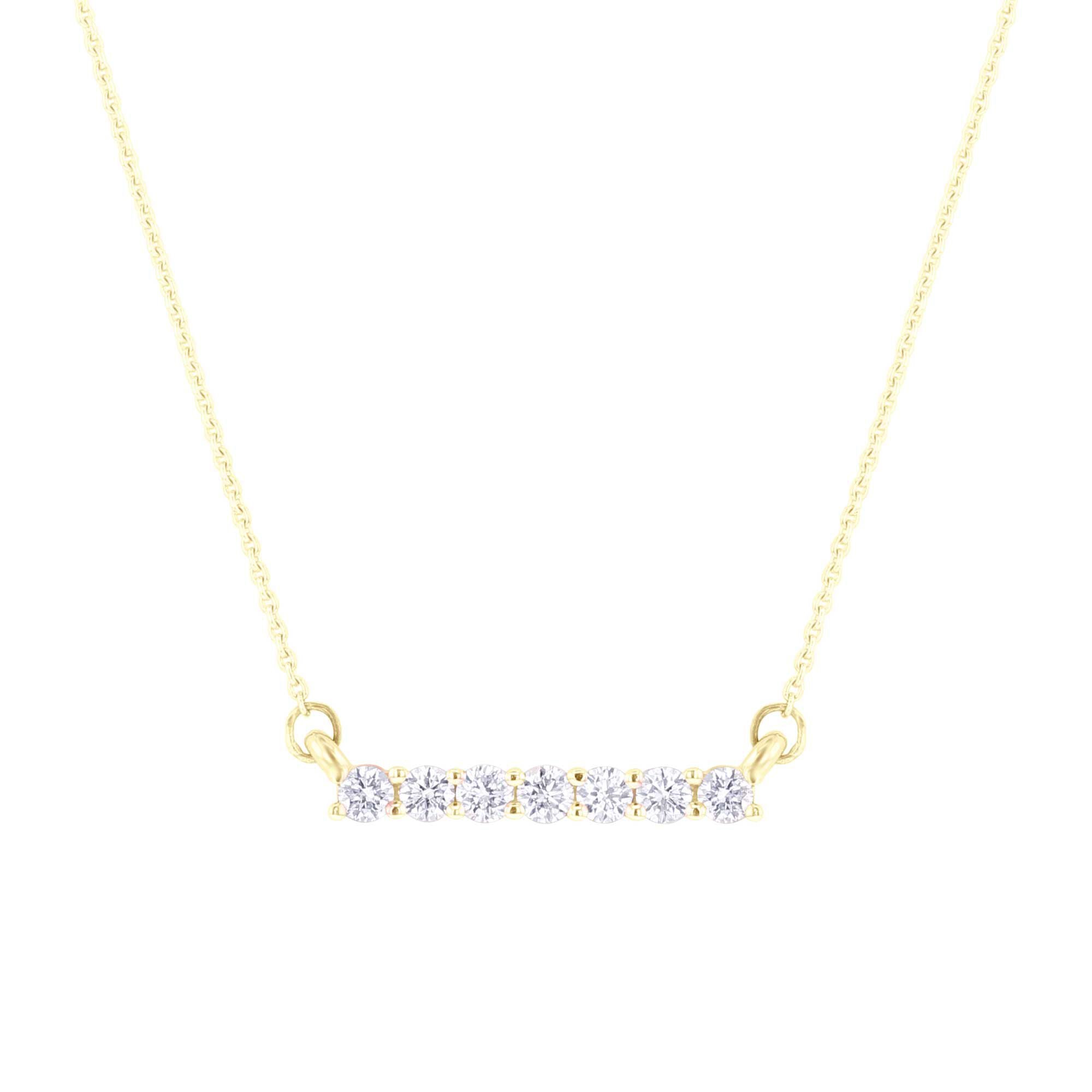 Delilah Diamond Bar Necklace