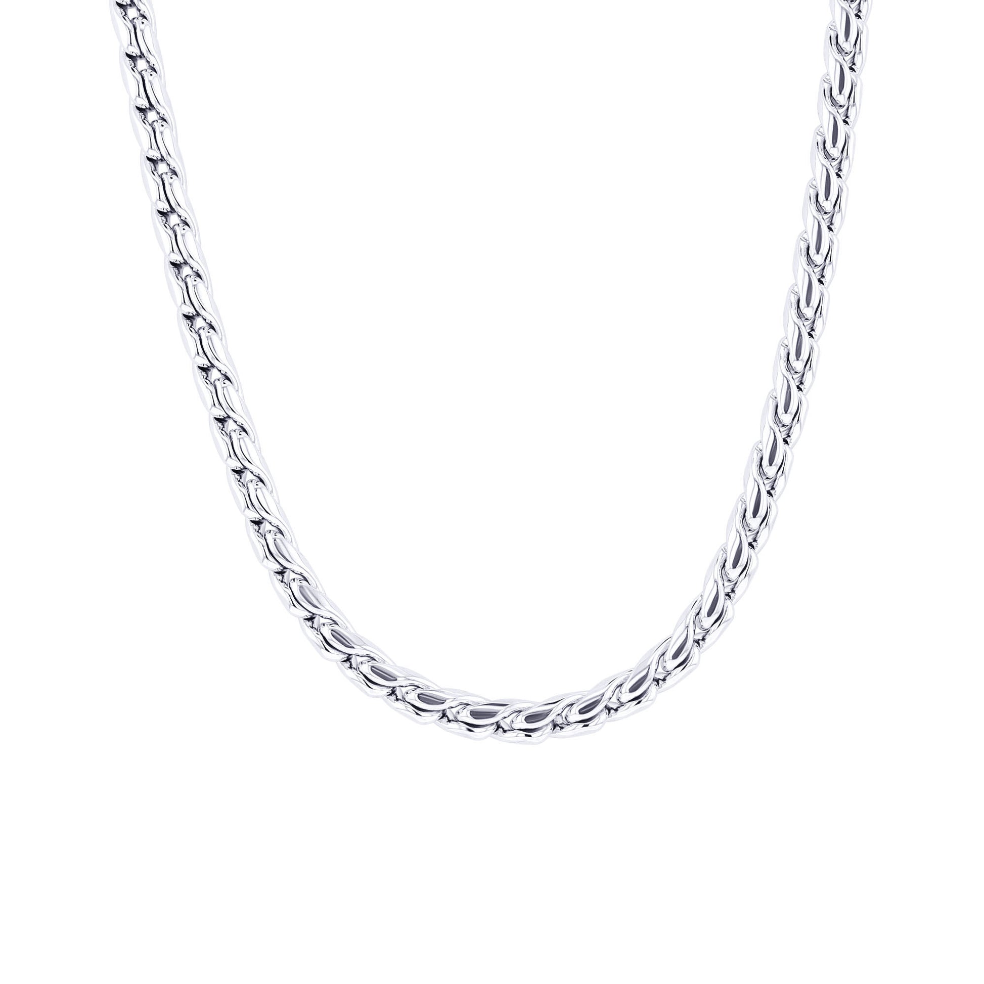 Bronte Stainless Steel "S" Link Necklace