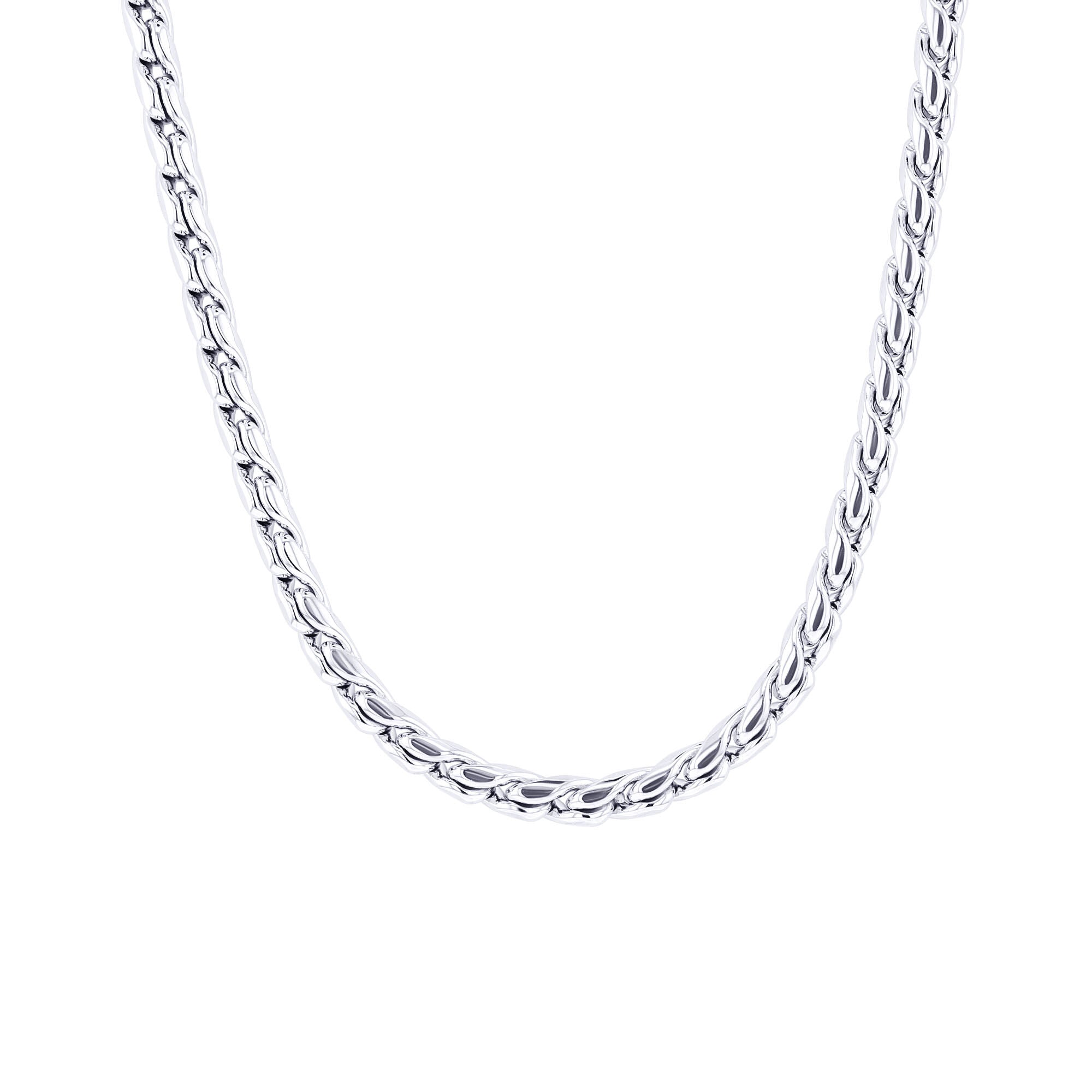 Bronte Stainless Steel "S" Link Necklace