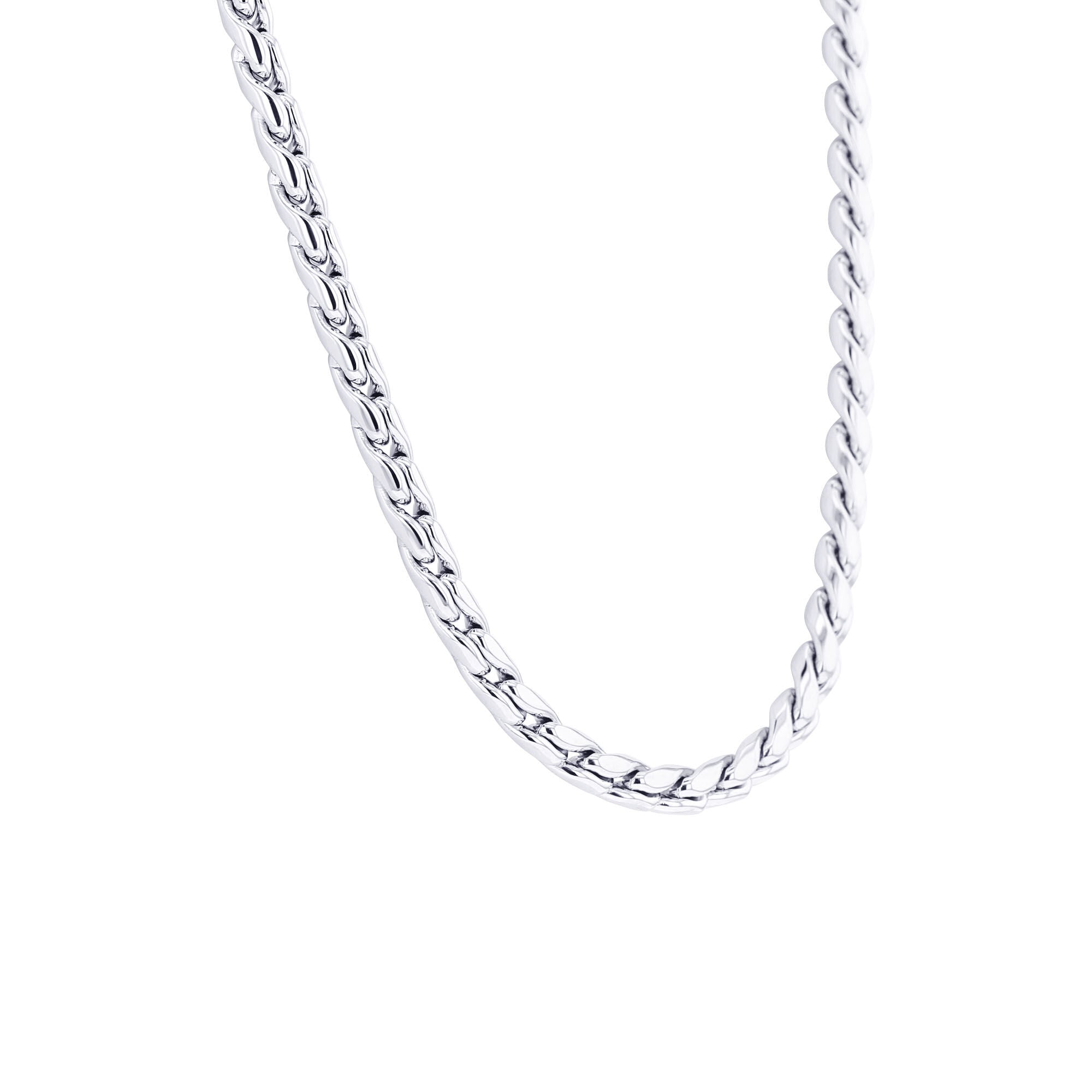 Bronte Stainless Steel "S" Link Necklace