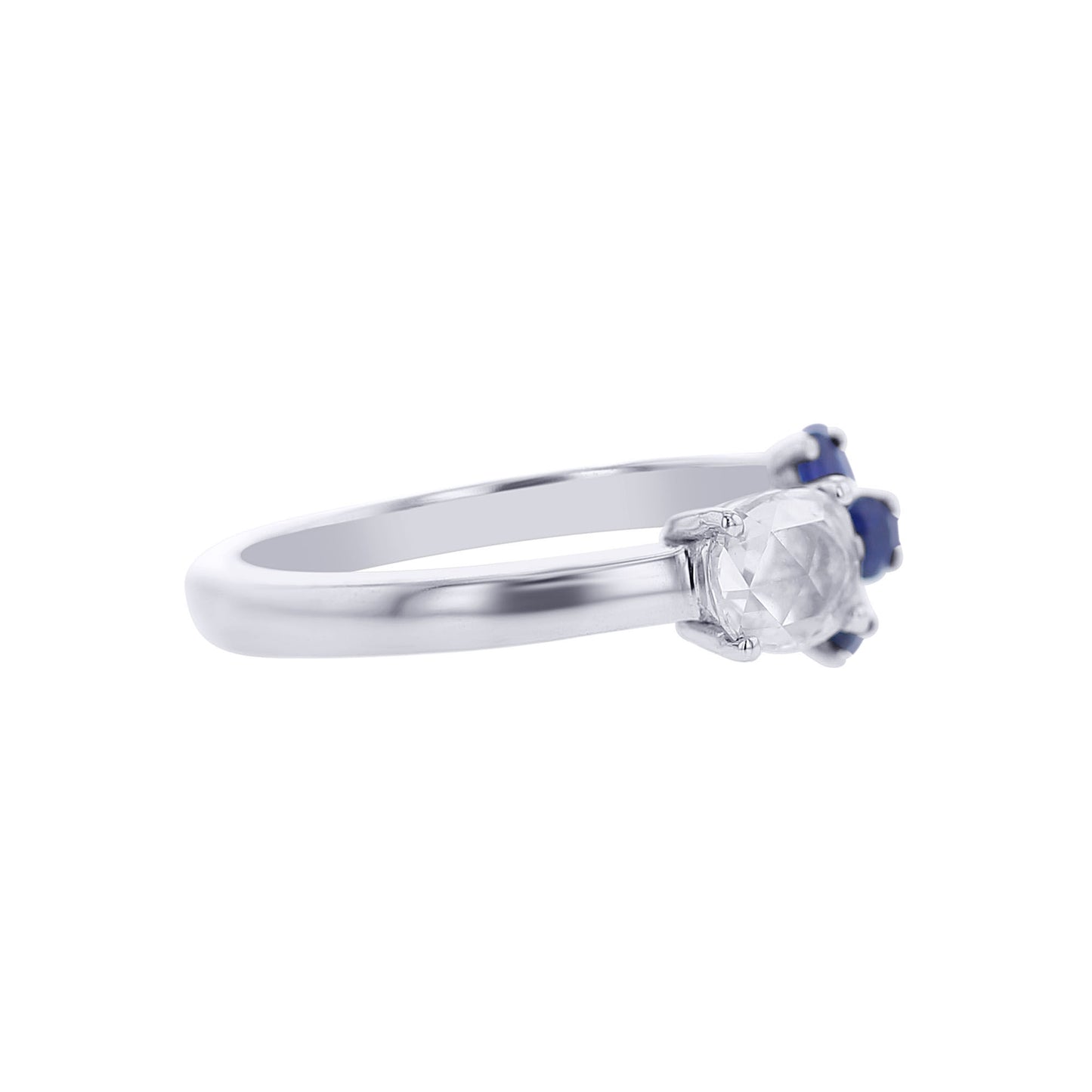 Capri Sapphire and Diamond Ring