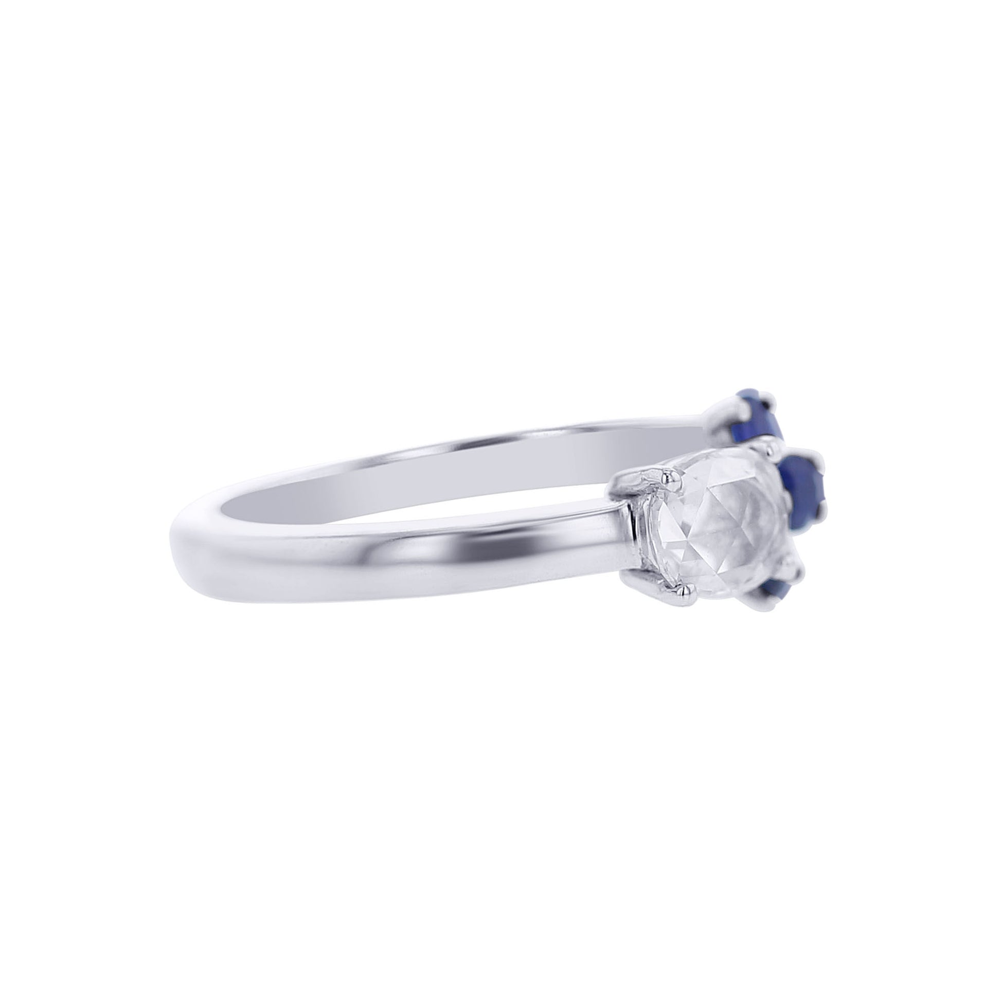 Capri Sapphire and Diamond Ring