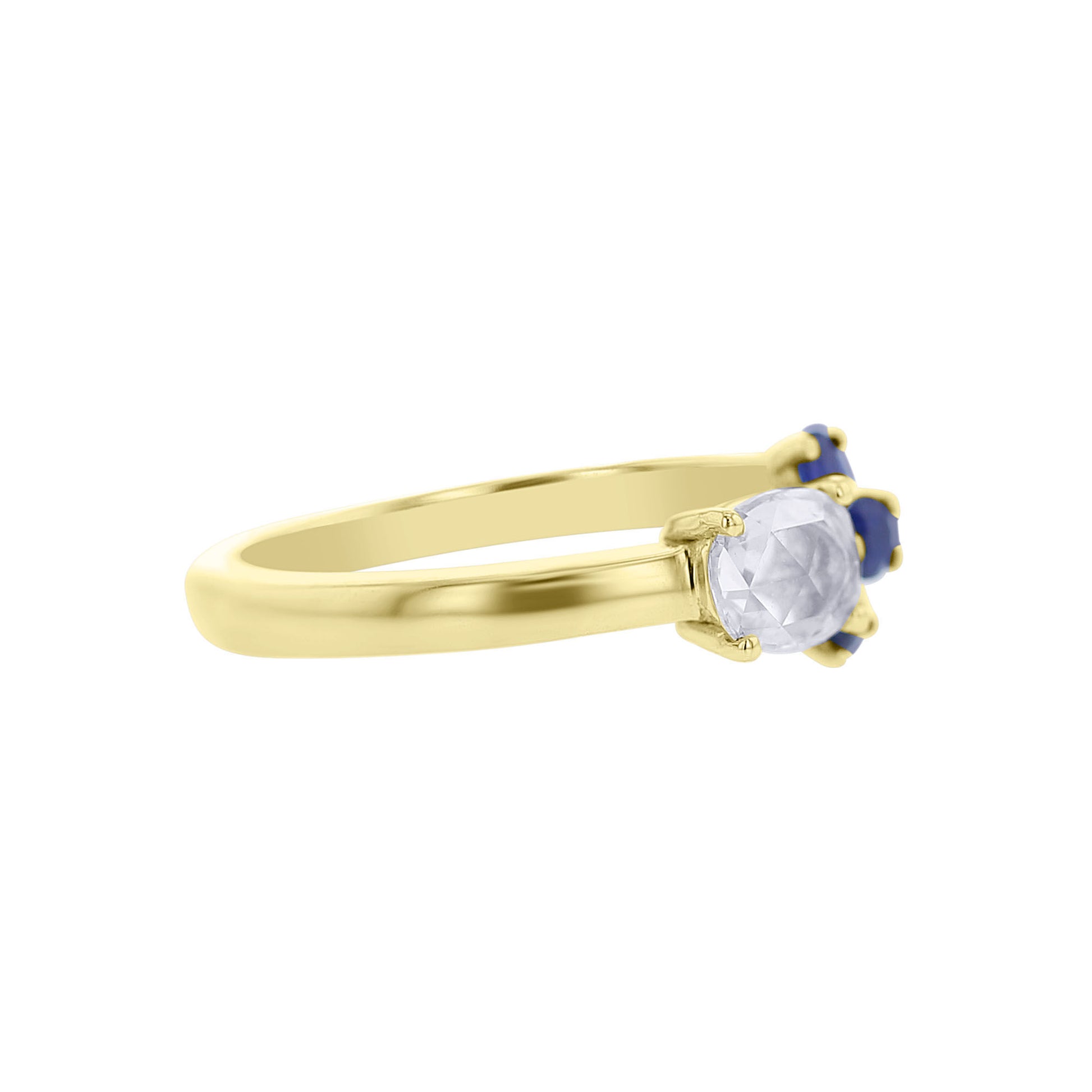 Capri Sapphire and Diamond Ring