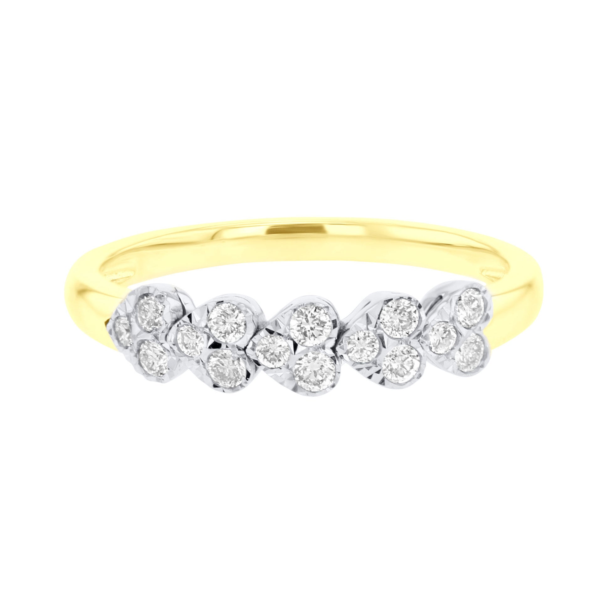 Dallas Mirage Heart Diamond Ring