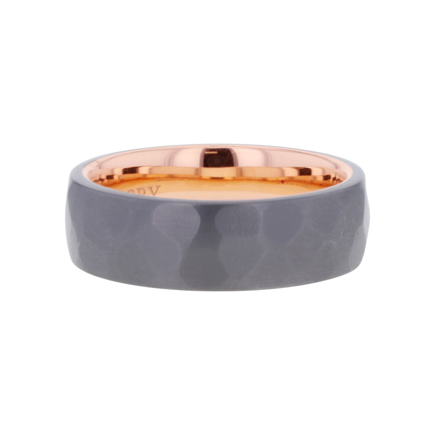 Avonte Tantalum & 14 Karat Gold 7mm Wedding Ring
