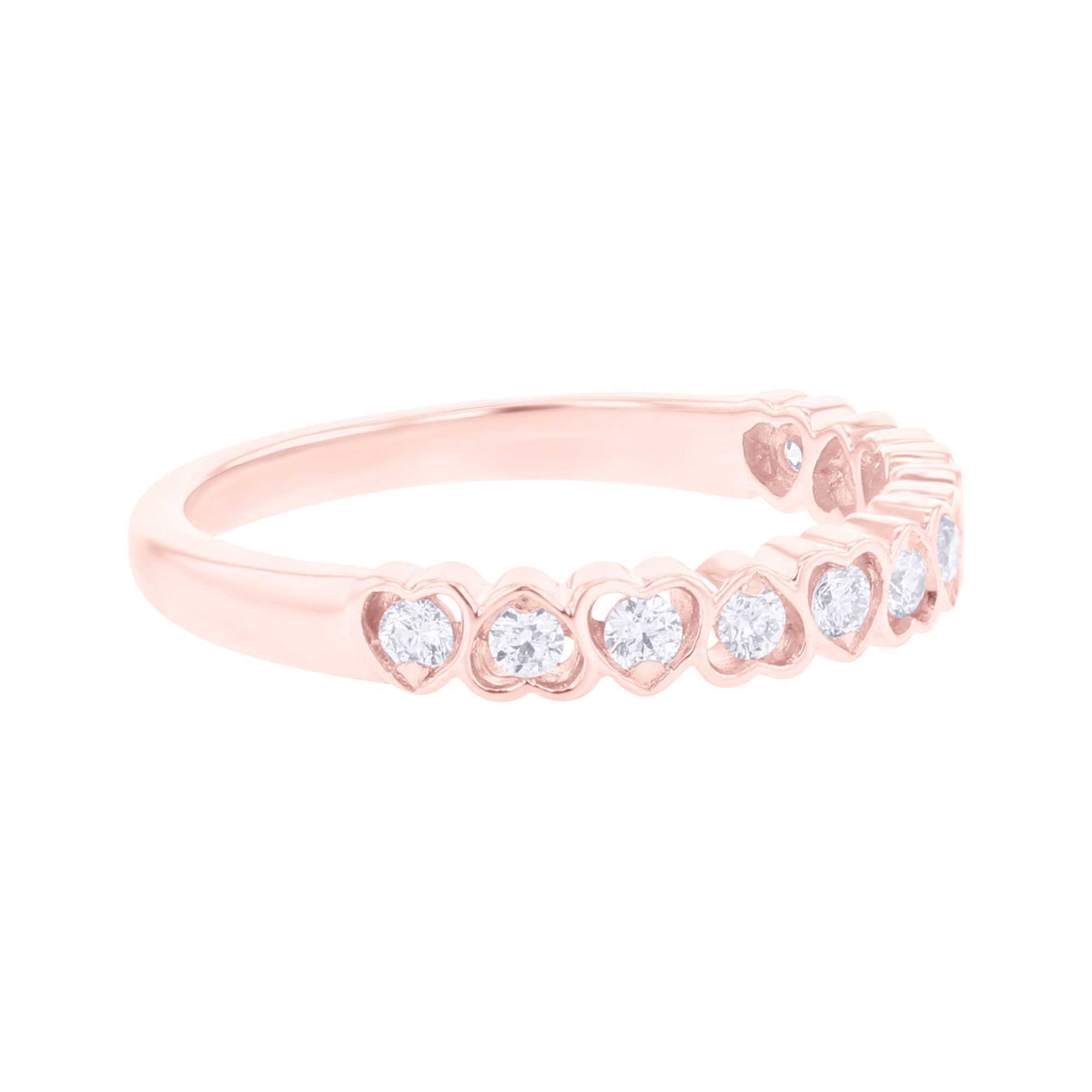 Desire Heart Stackable Diamond Ring