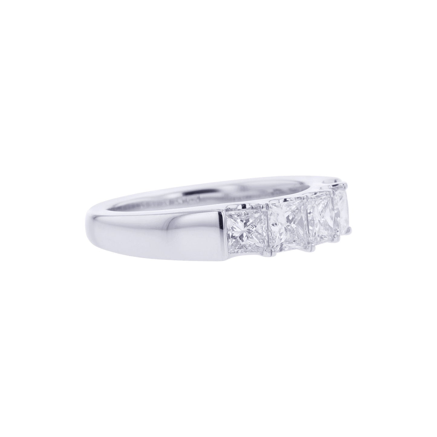 Diana Princess Cut Diamond Wedding Band 1 5/8ct