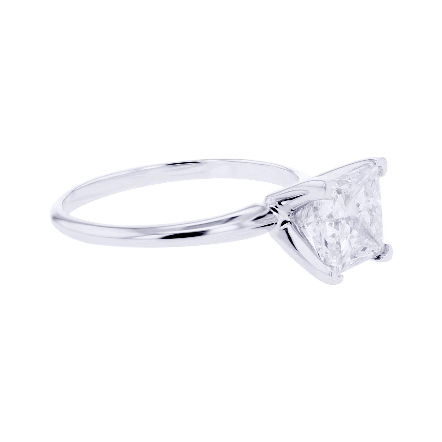Classic Princess Solitaire Ready for Love Diamond Engagement Ring 2ct