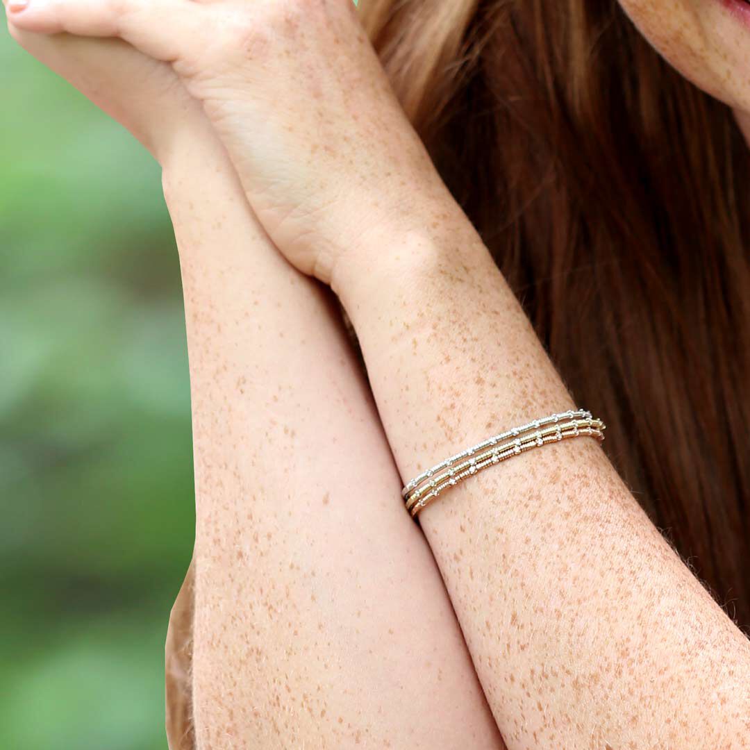Gallant Stackable Diamond Bangle Bracelet