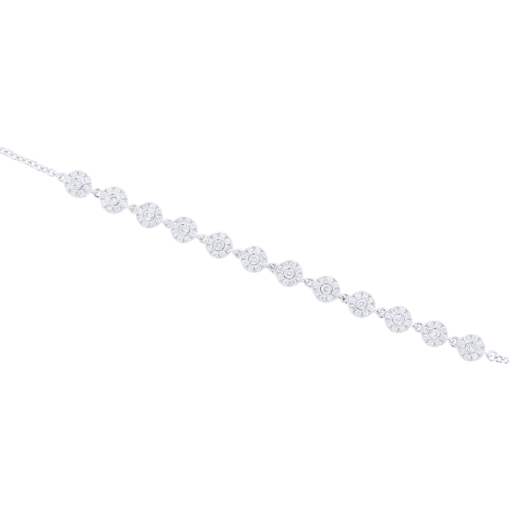 Drops of Jupiter Chain Diamond Bracelet 1/2ct