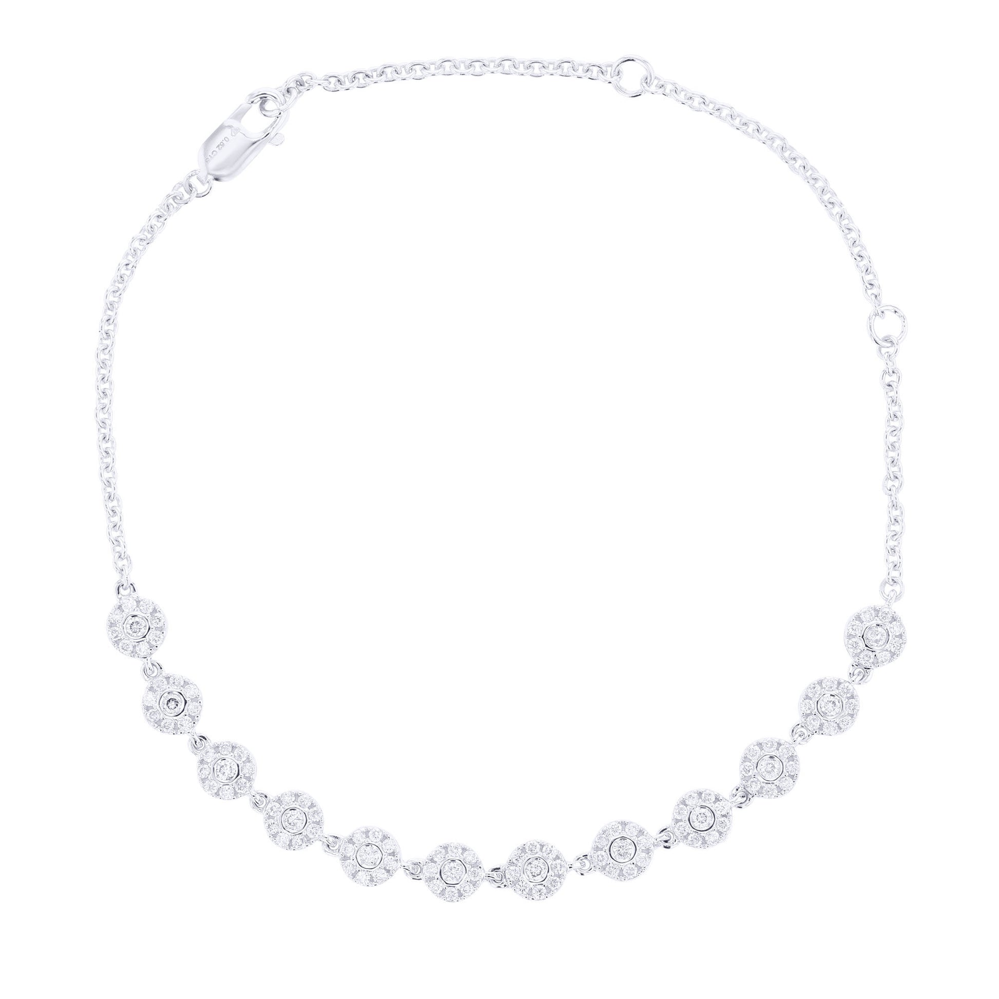 Drops of Jupiter Chain Diamond Bracelet 1/2ct