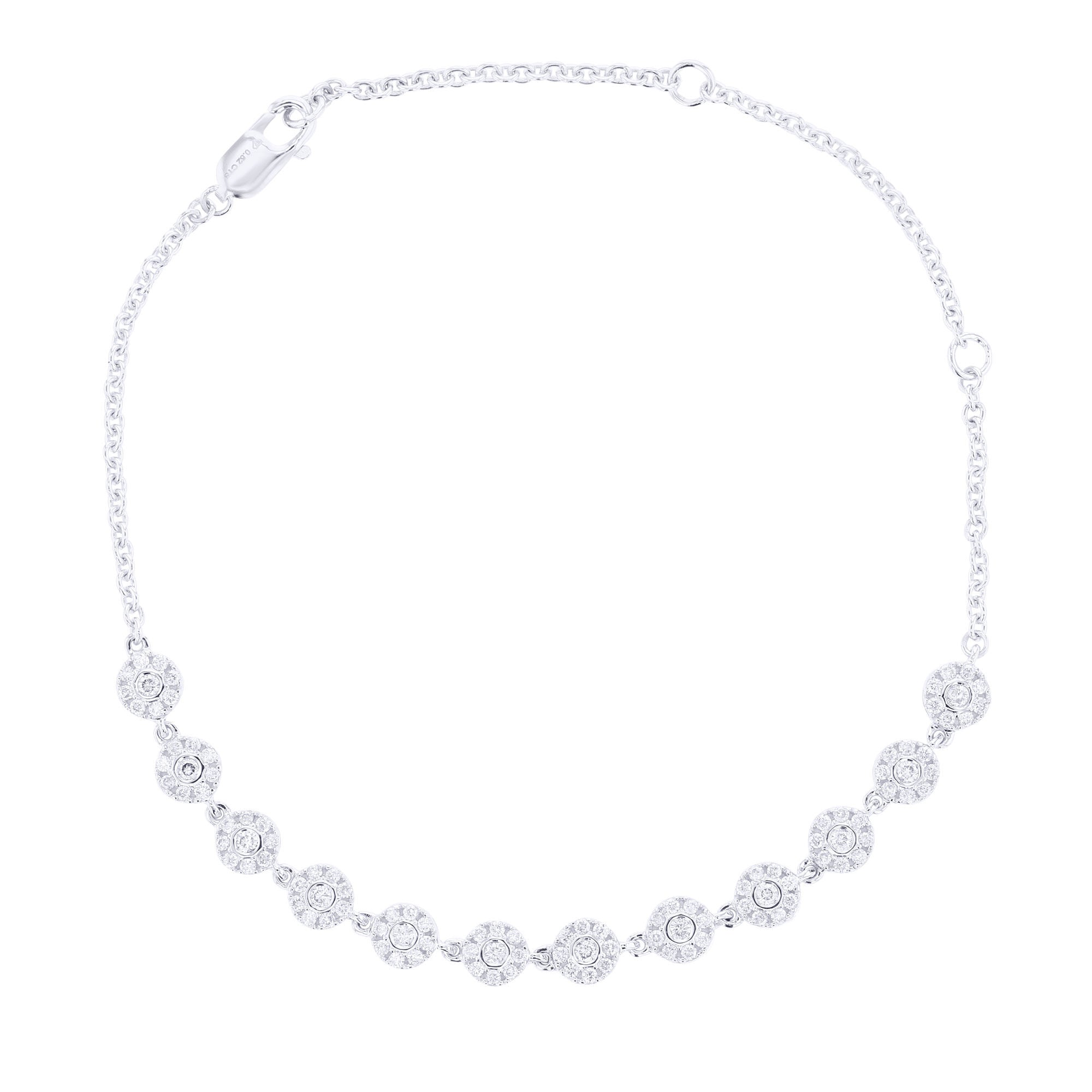 Drops of Jupiter Chain Diamond Bracelet 1/2ct