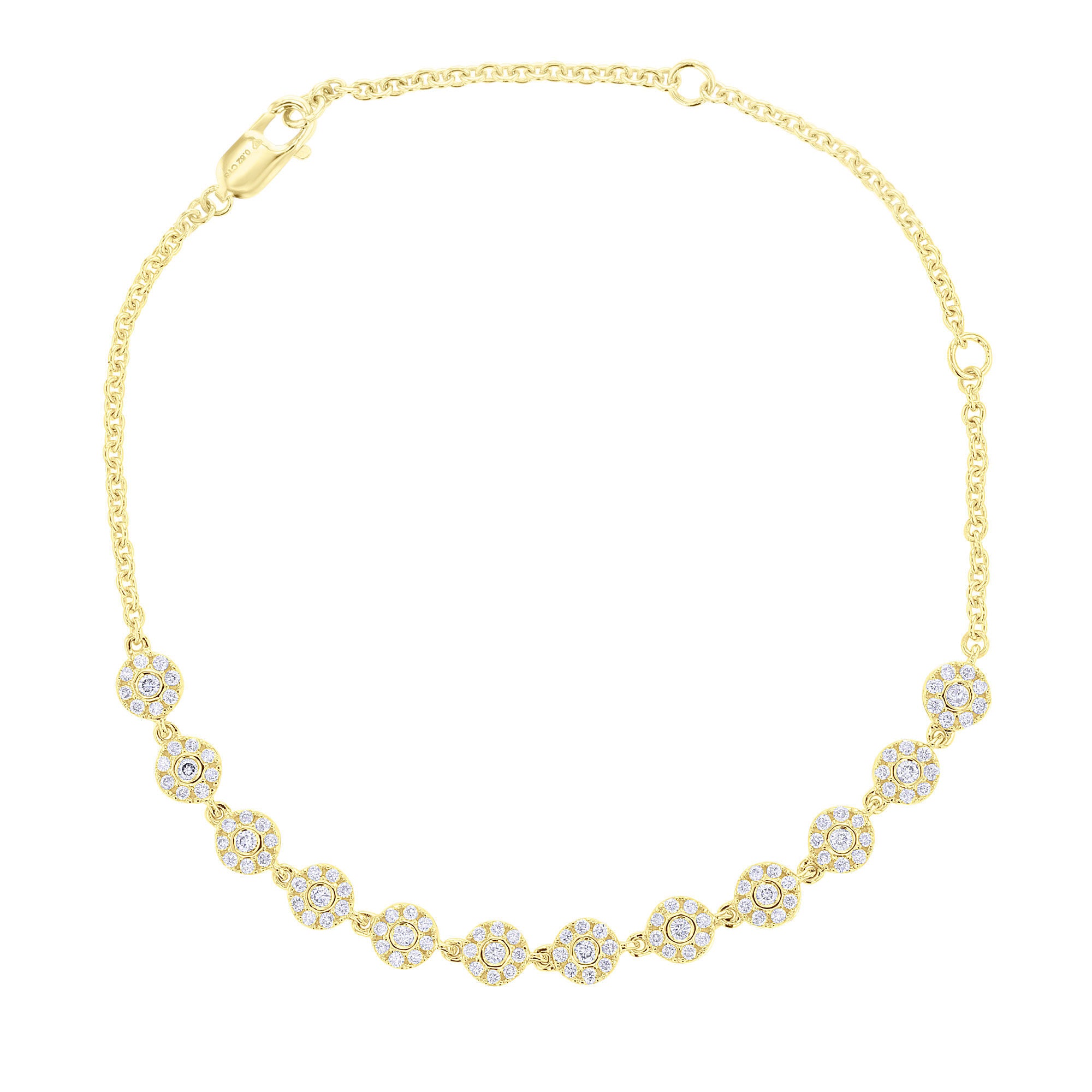 Drops of Jupiter Chain Diamond Bracelet 1/2ct