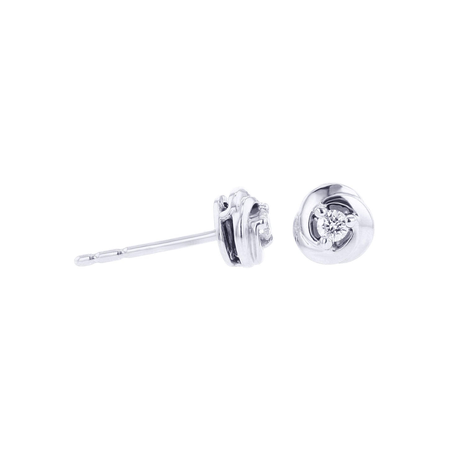 Love Knot Diamond Earrings