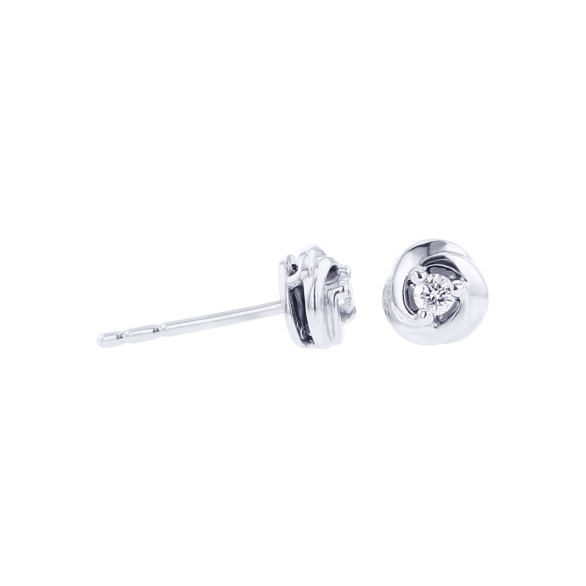 Love Knot Diamond Earrings