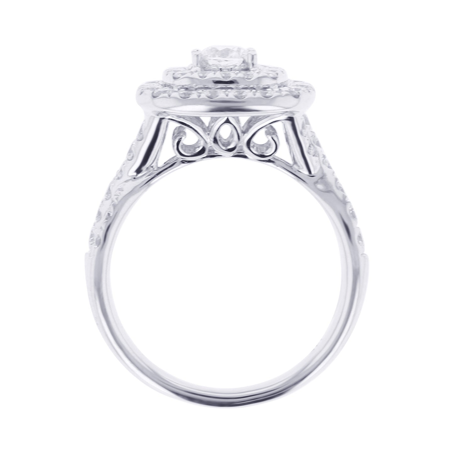 Ollie Double Cushion Halo Infinity Ready for Love Diamond Engagement Ring