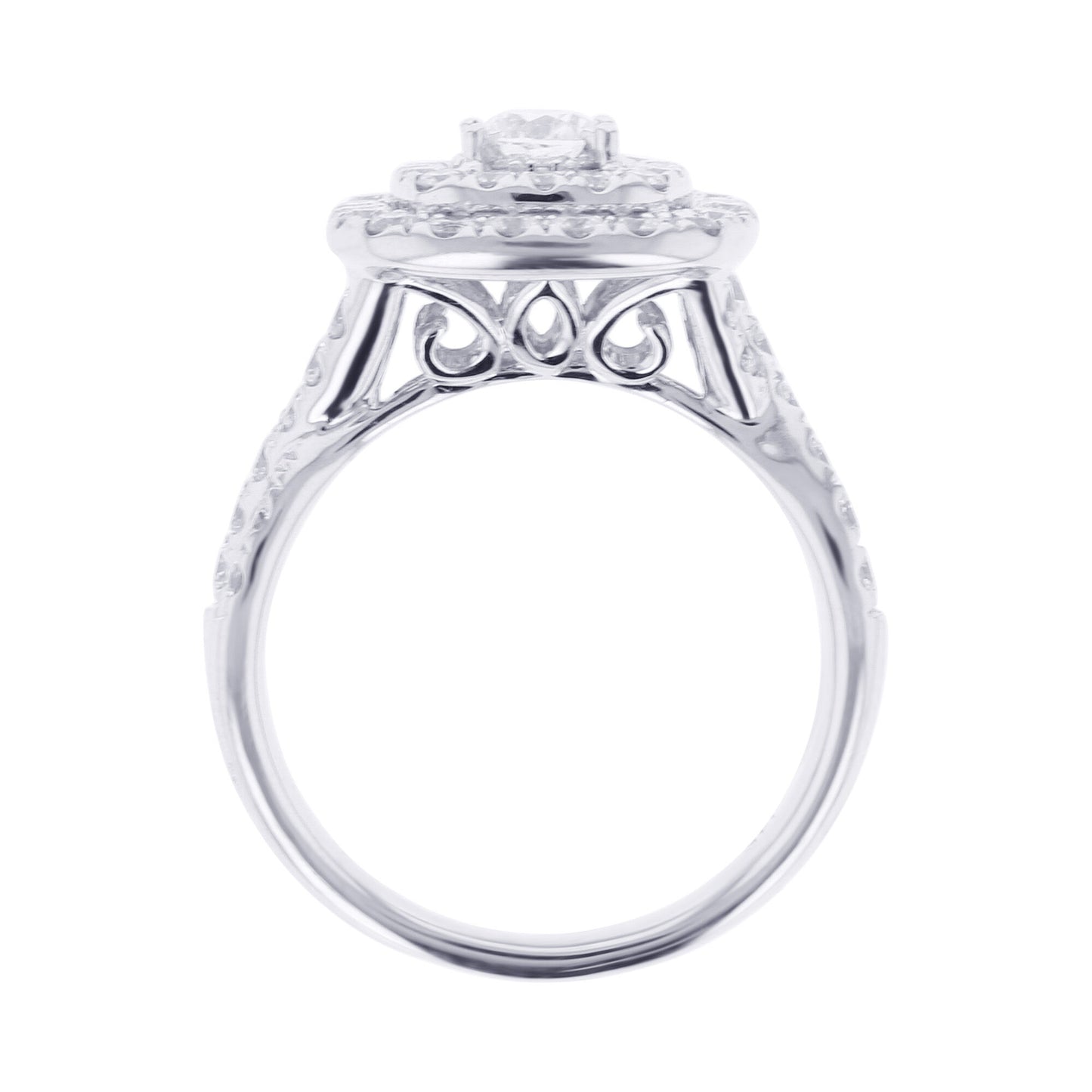 Ollie Double Cushion Halo Infinity Ready for Love Diamond Engagement Ring