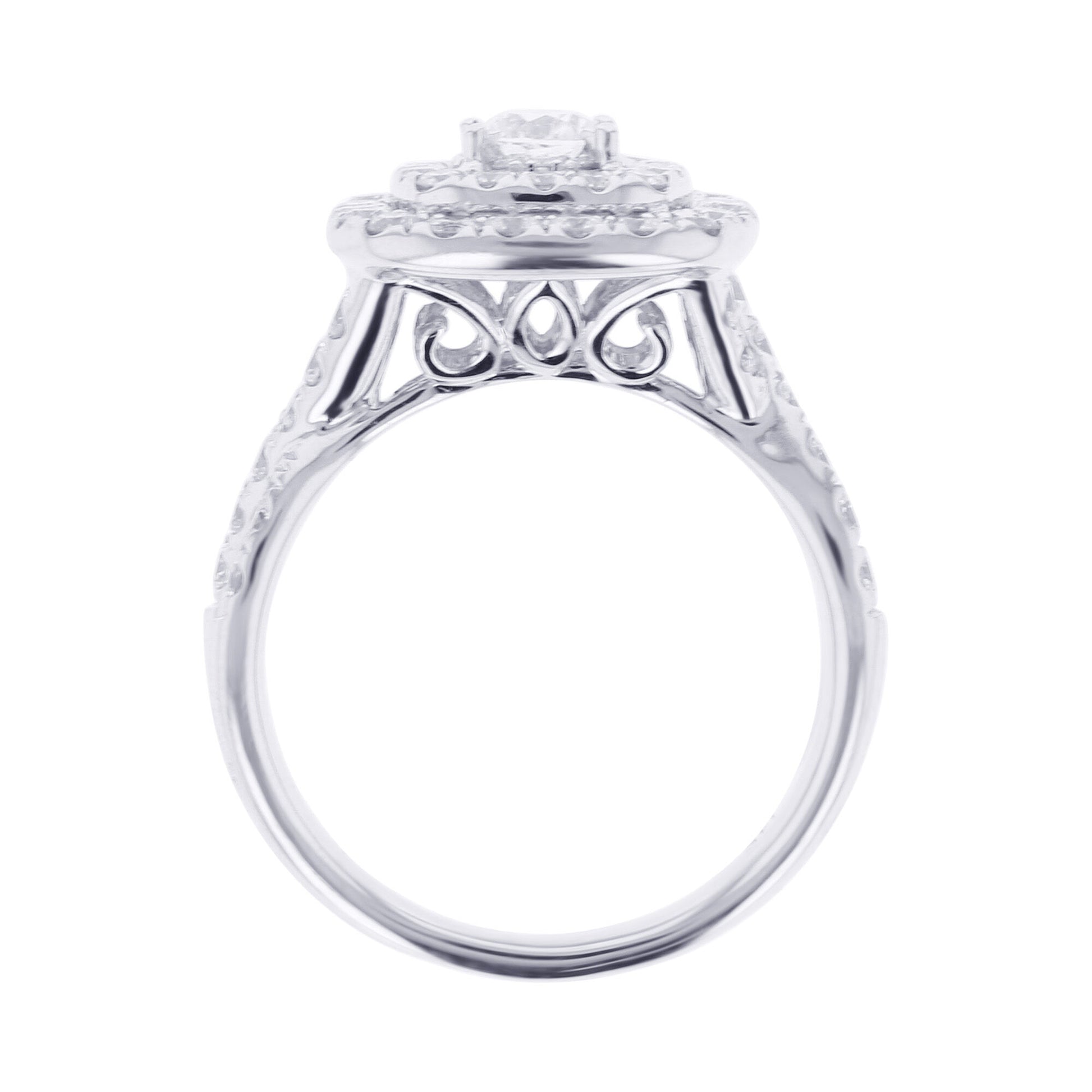 Ollie Double Cushion Halo Infinity Ready for Love Diamond Engagement Ring