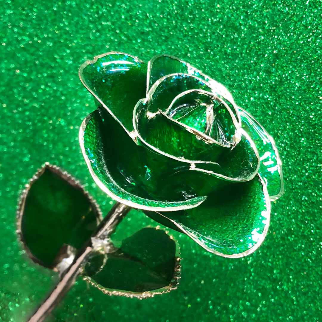 Platinum Emerald City Rose