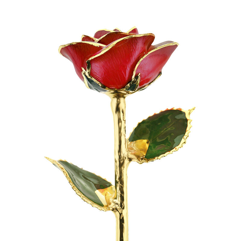 Picture of Valentine's Day Red 24kt Gold Dipped Rose