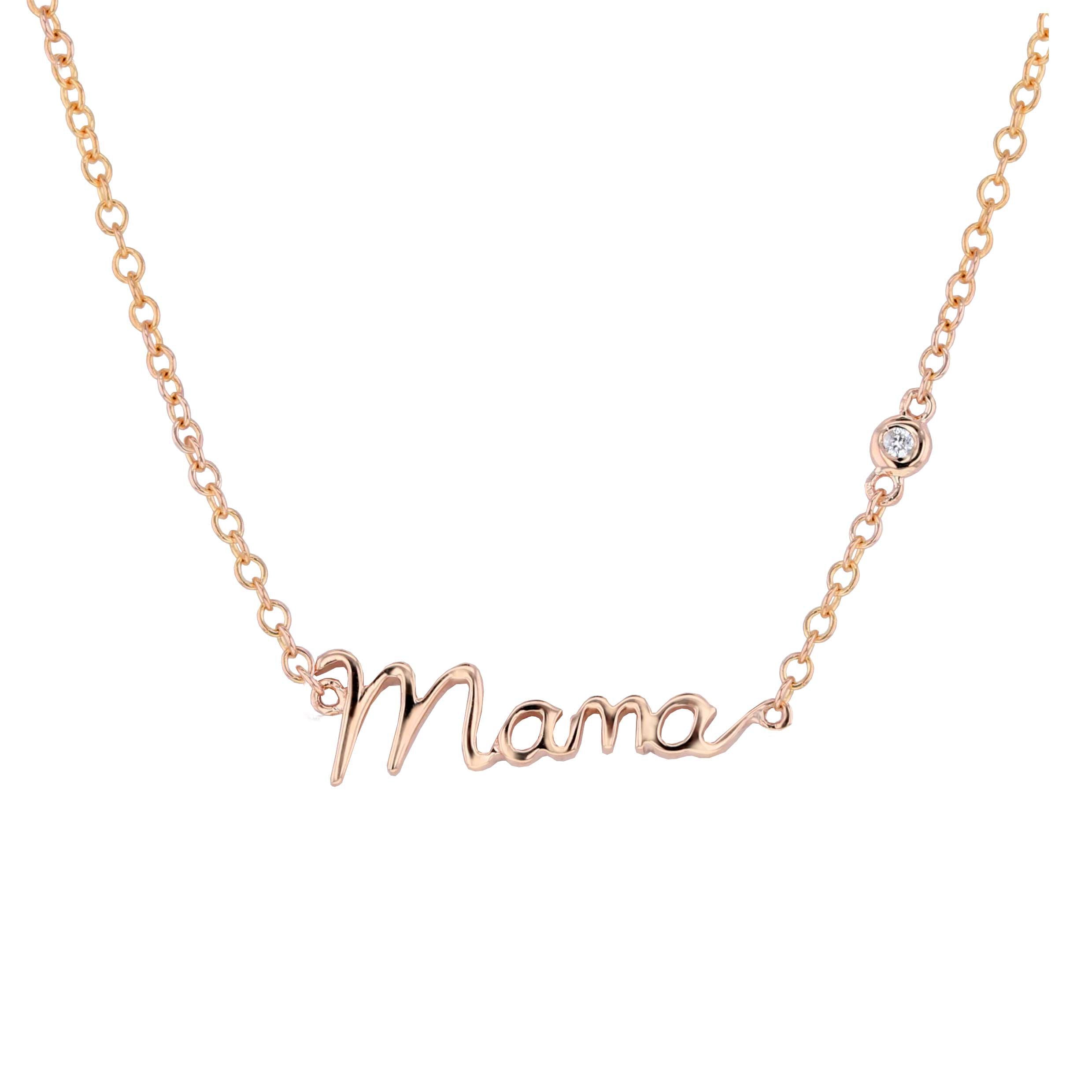 Mama Diamond Necklace