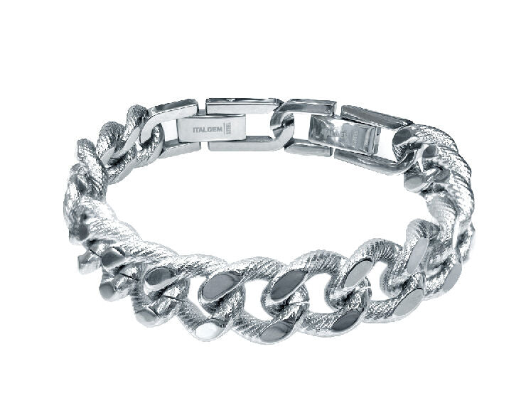 Manzanita Stainless Steel Curb Link Bracelet