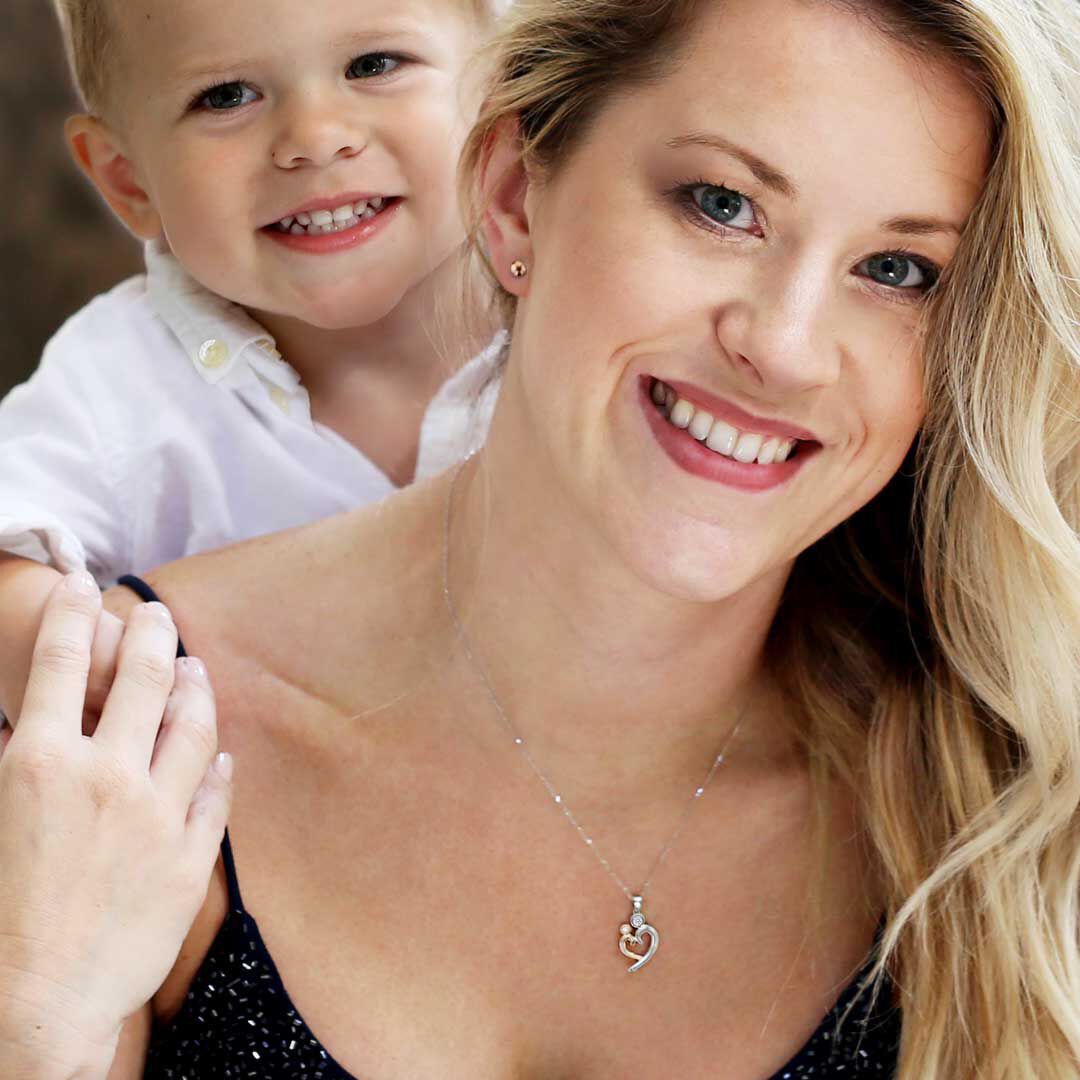 Mommy and me necklace deals