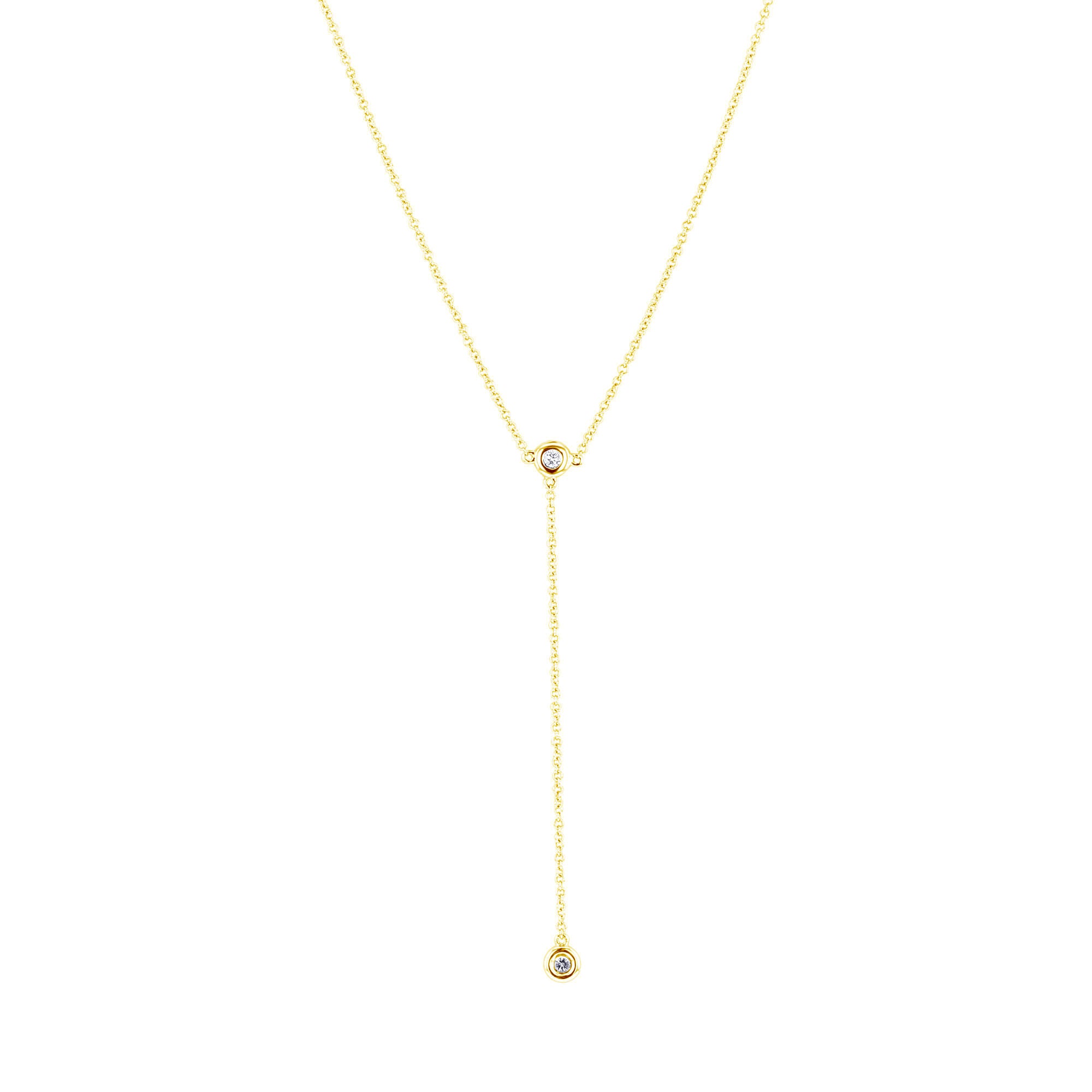 Tallulah Lariat Diamond Necklace