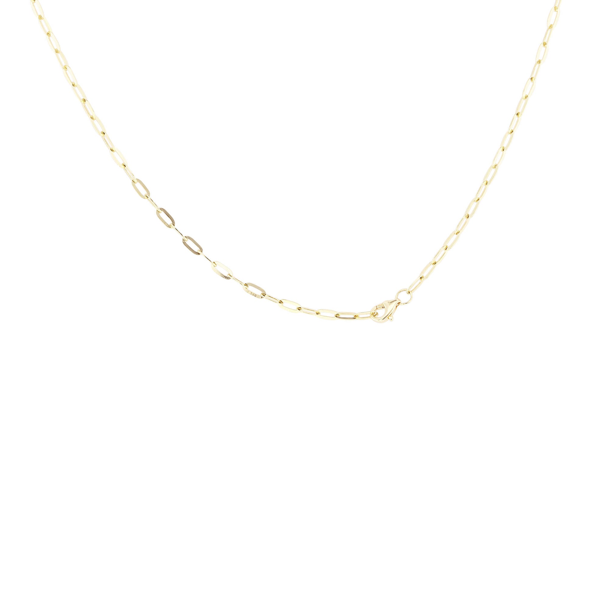 Rory Paper Clip Diamond Necklace