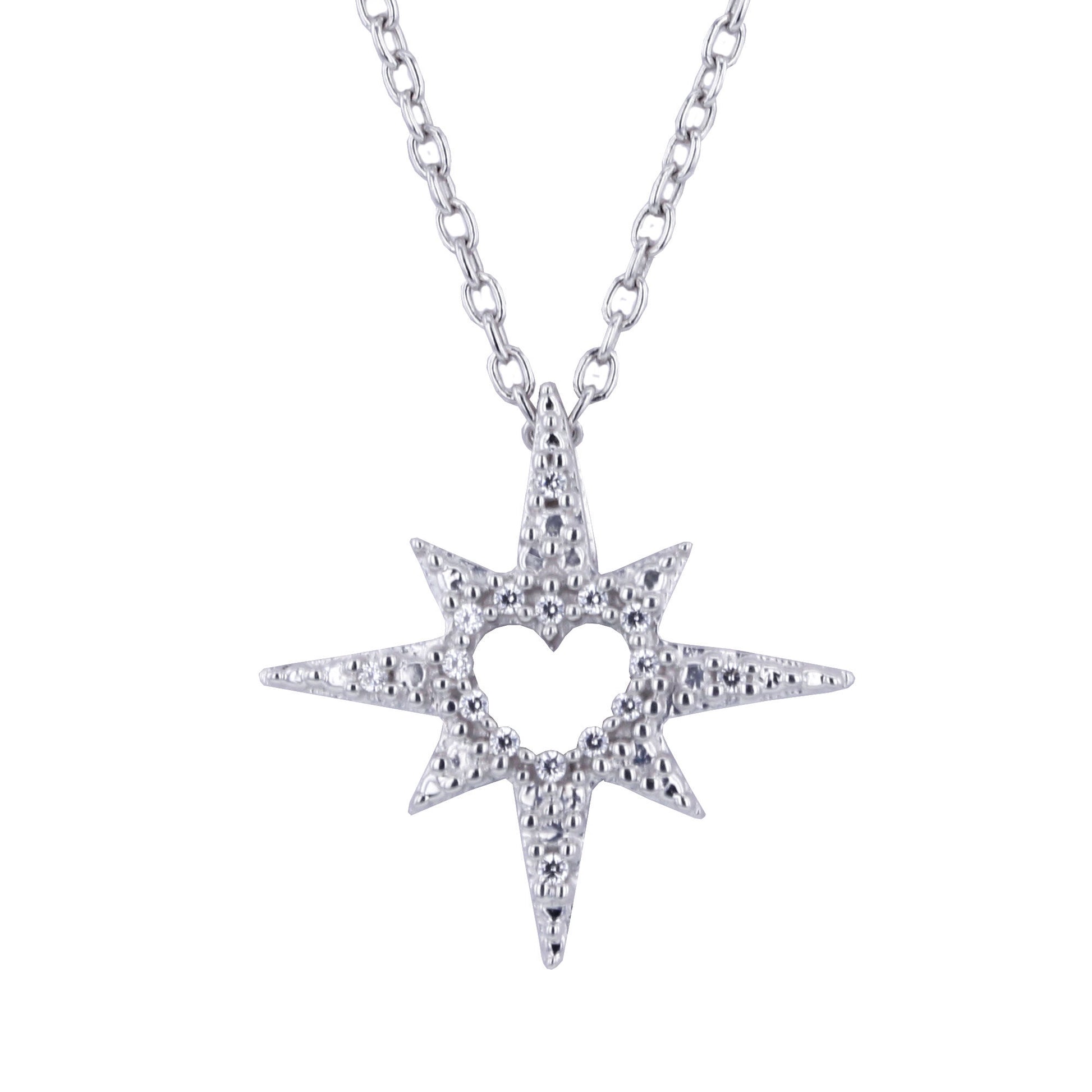 Star of Love Diamond Necklace