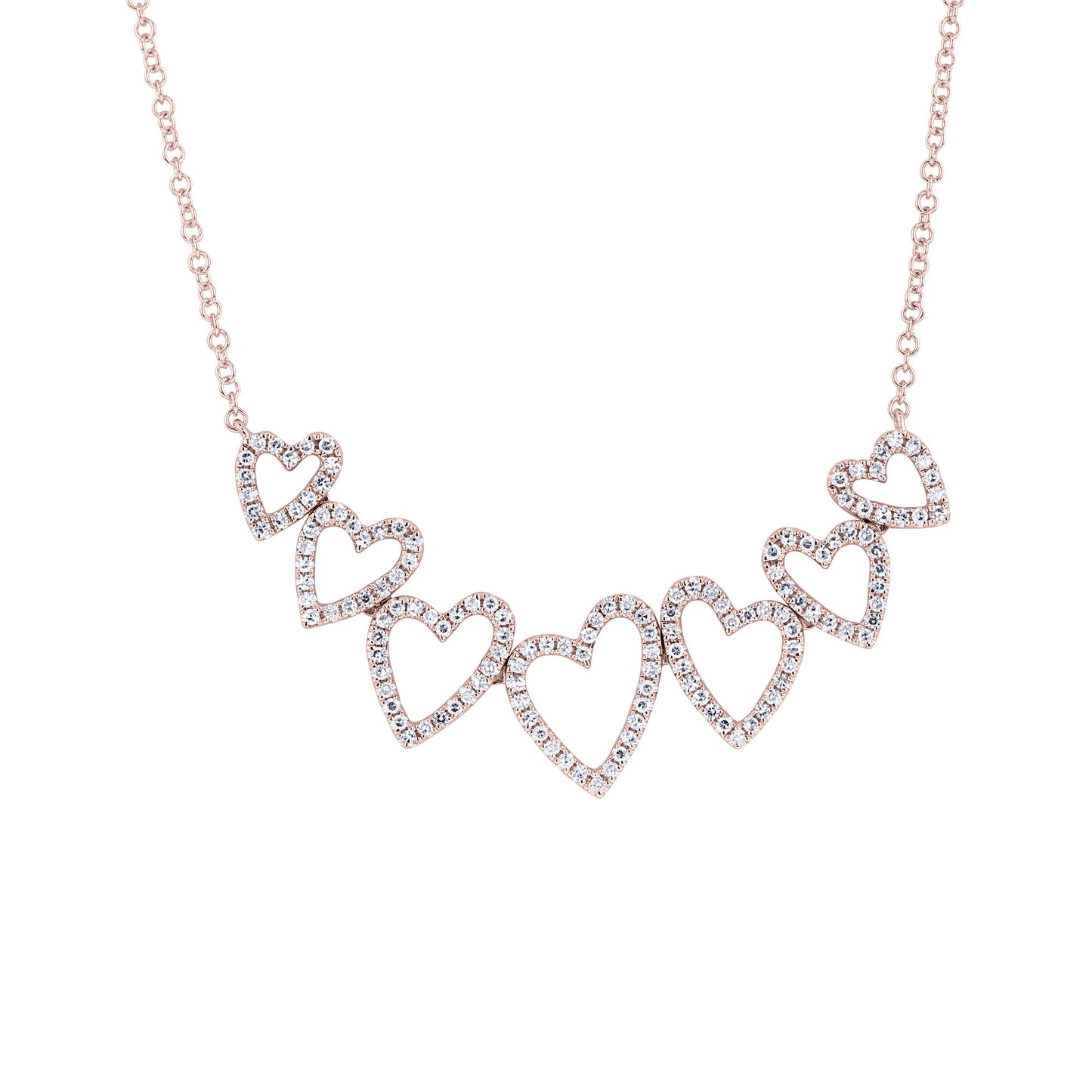 Lots of Love Diamond Heart Necklace