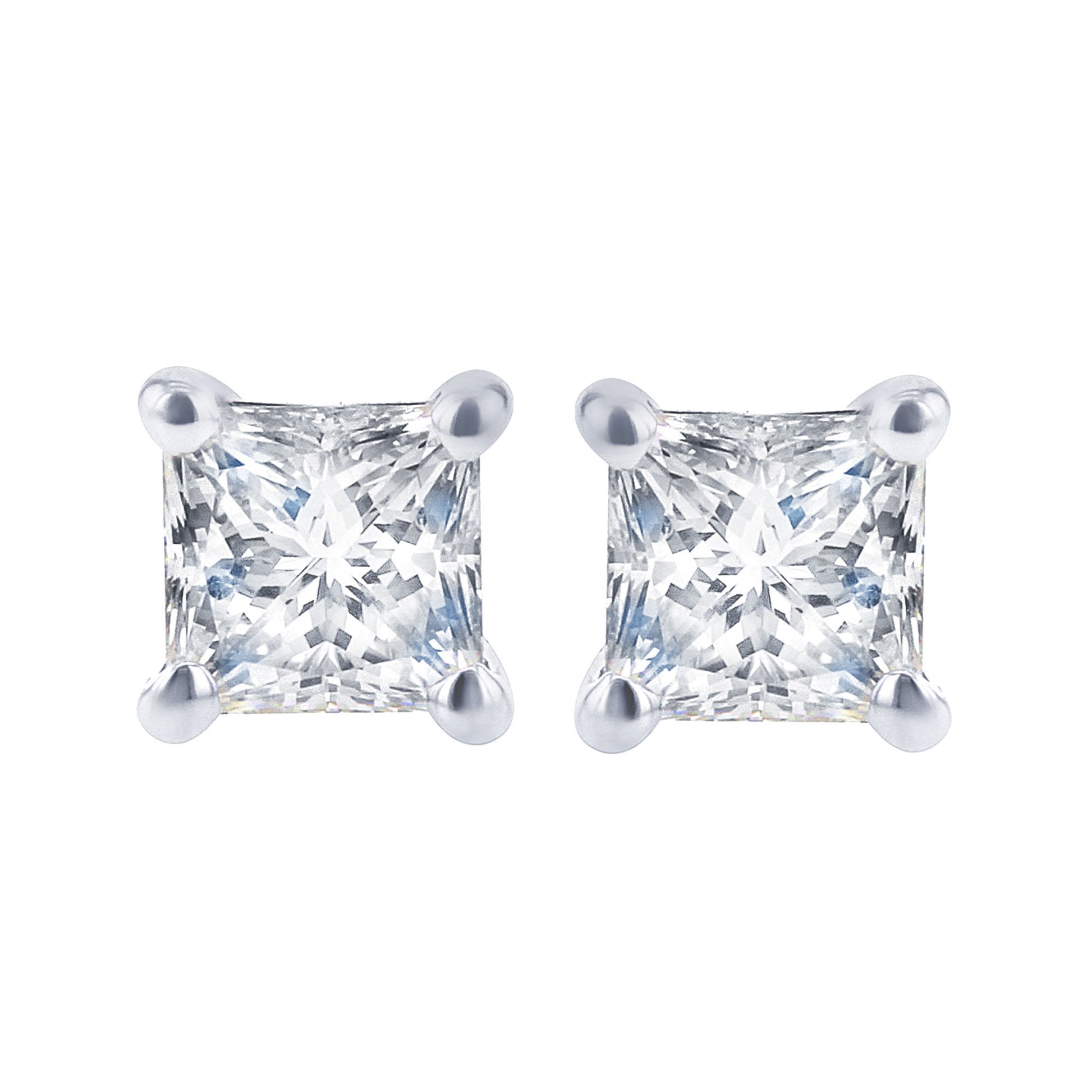 Exclusive Princess Diamond Stud Earrings 1/4ct