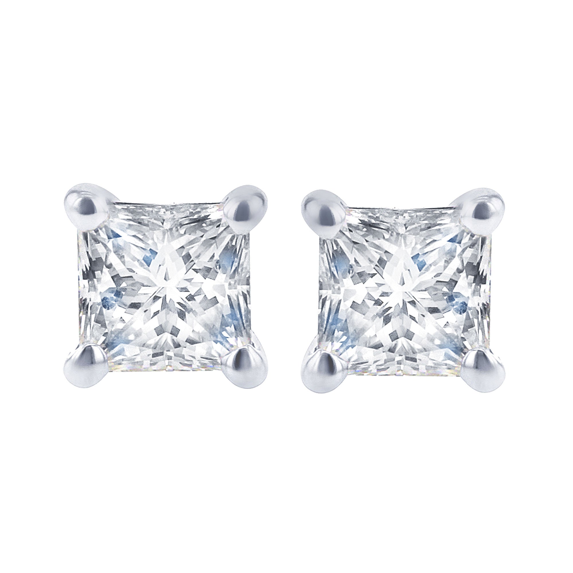 Exclusive Princess Diamond Stud Earrings 1/3ct