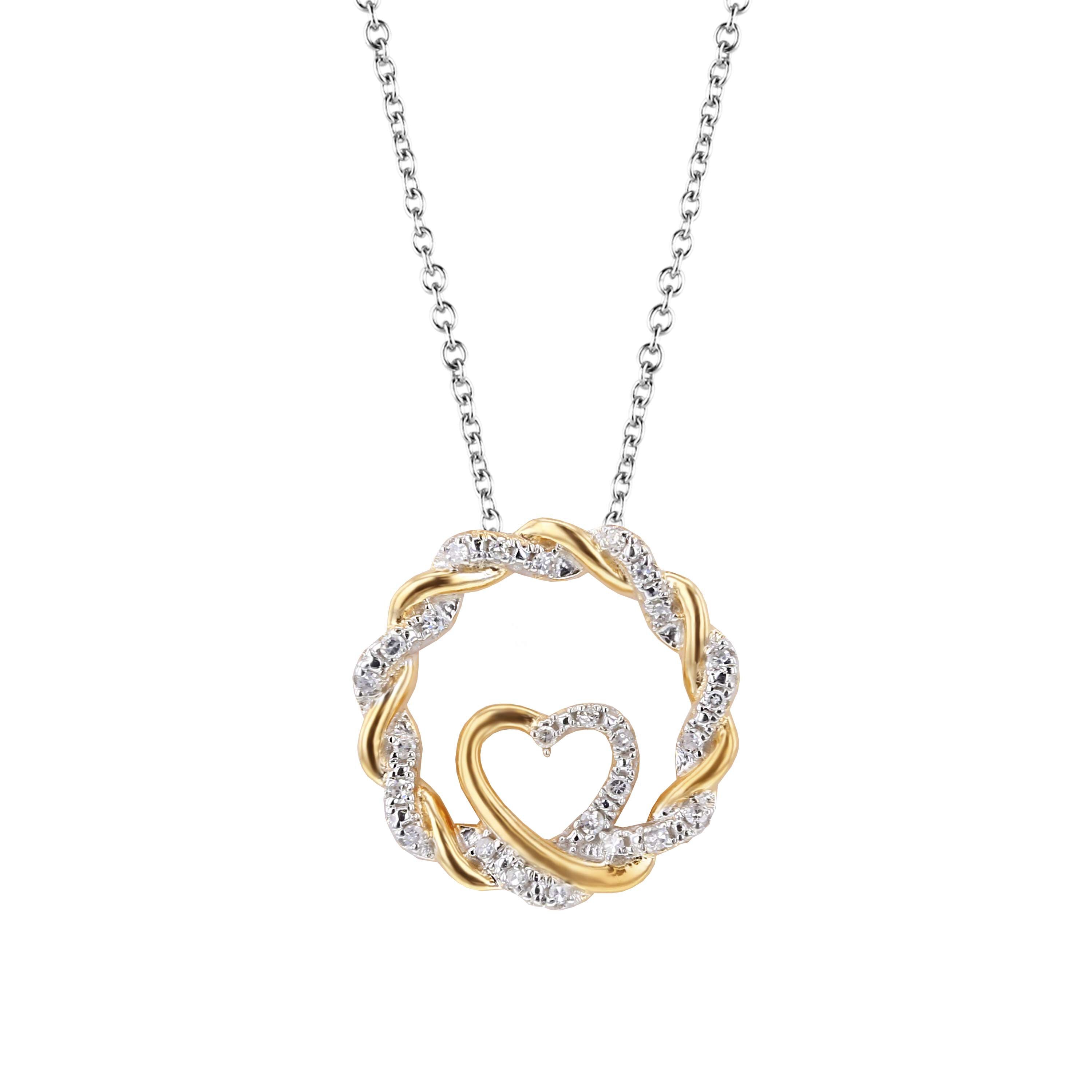 Wrapped Up In Love Diamond Necklace