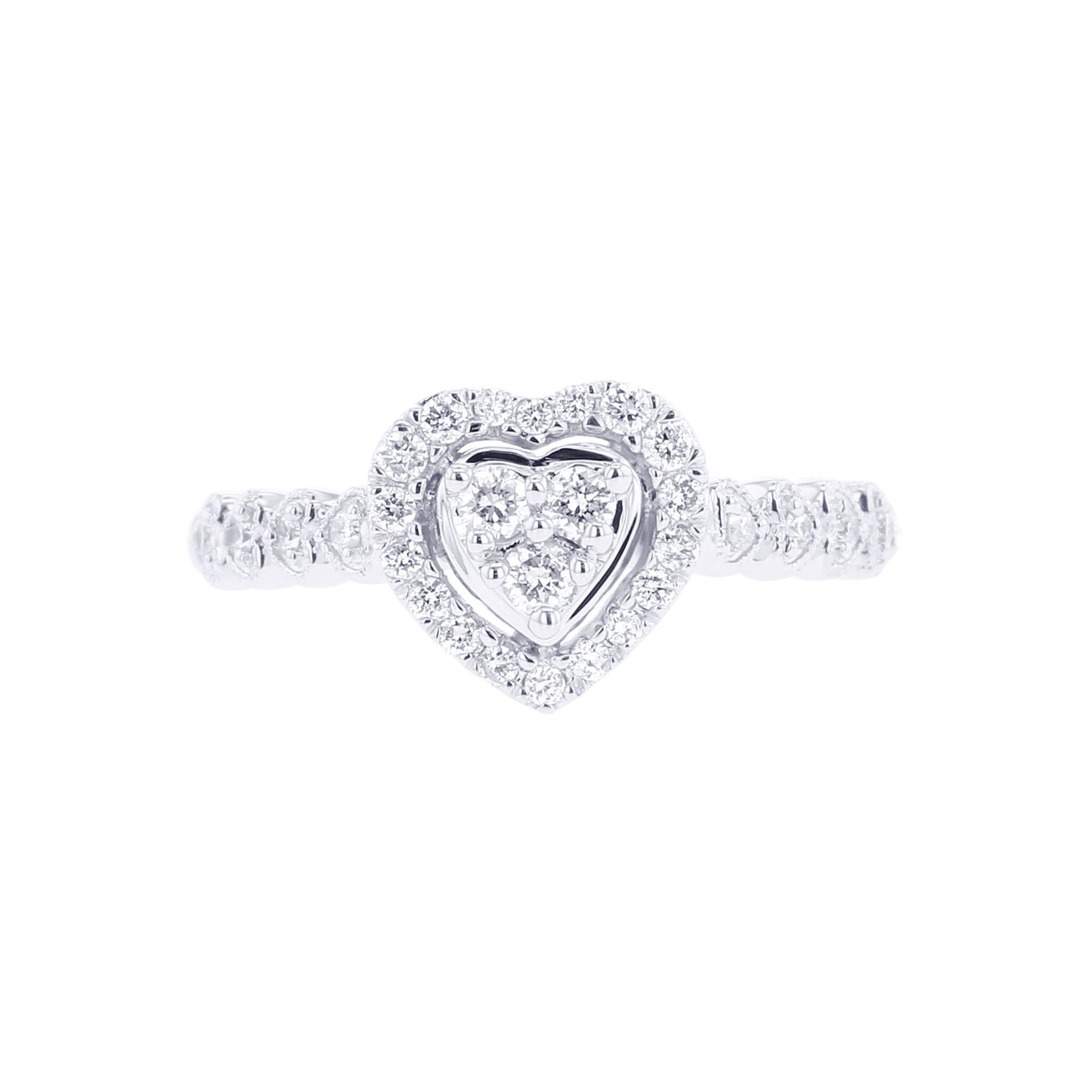 Mila Heart Diamond Ring