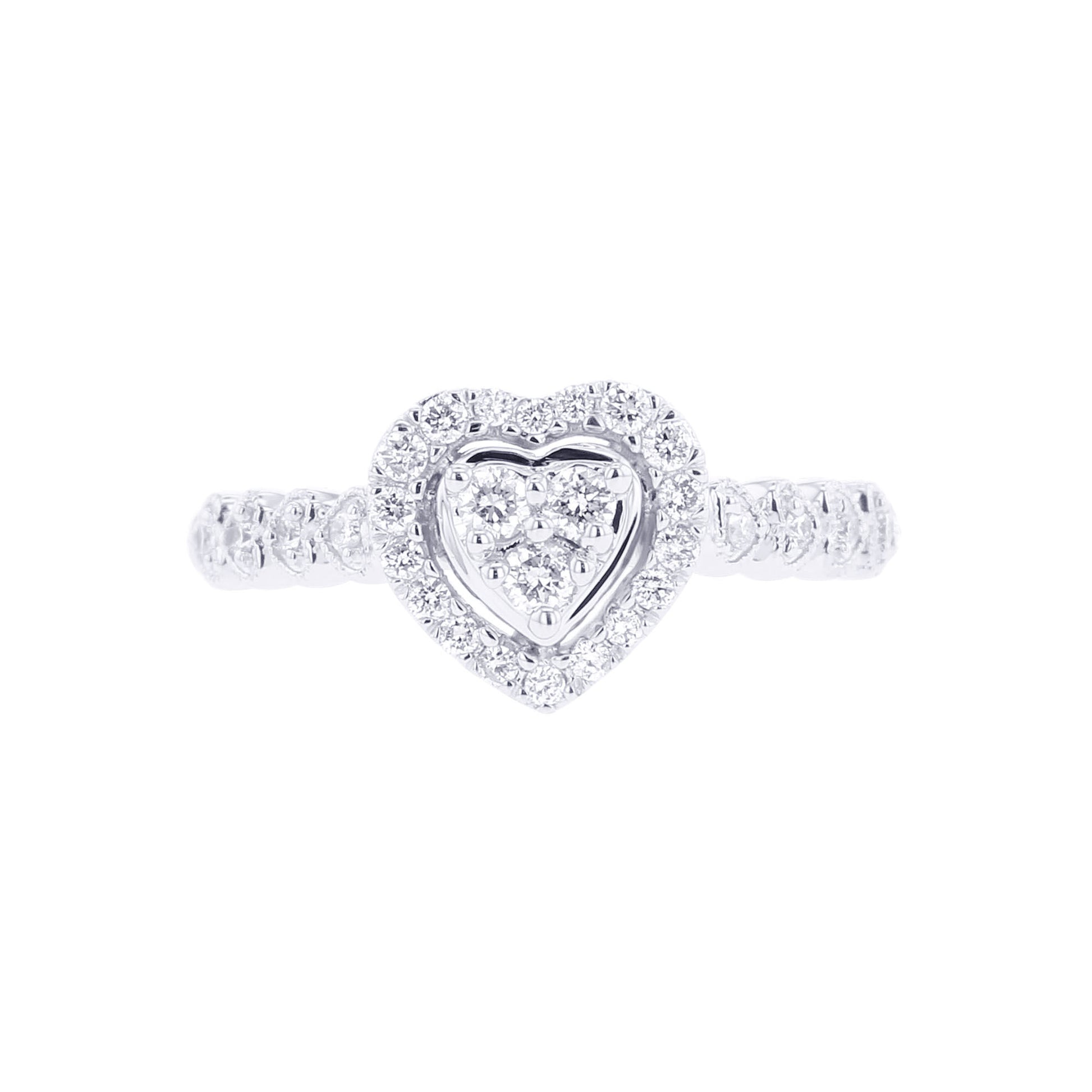 Mila Heart Diamond Ring