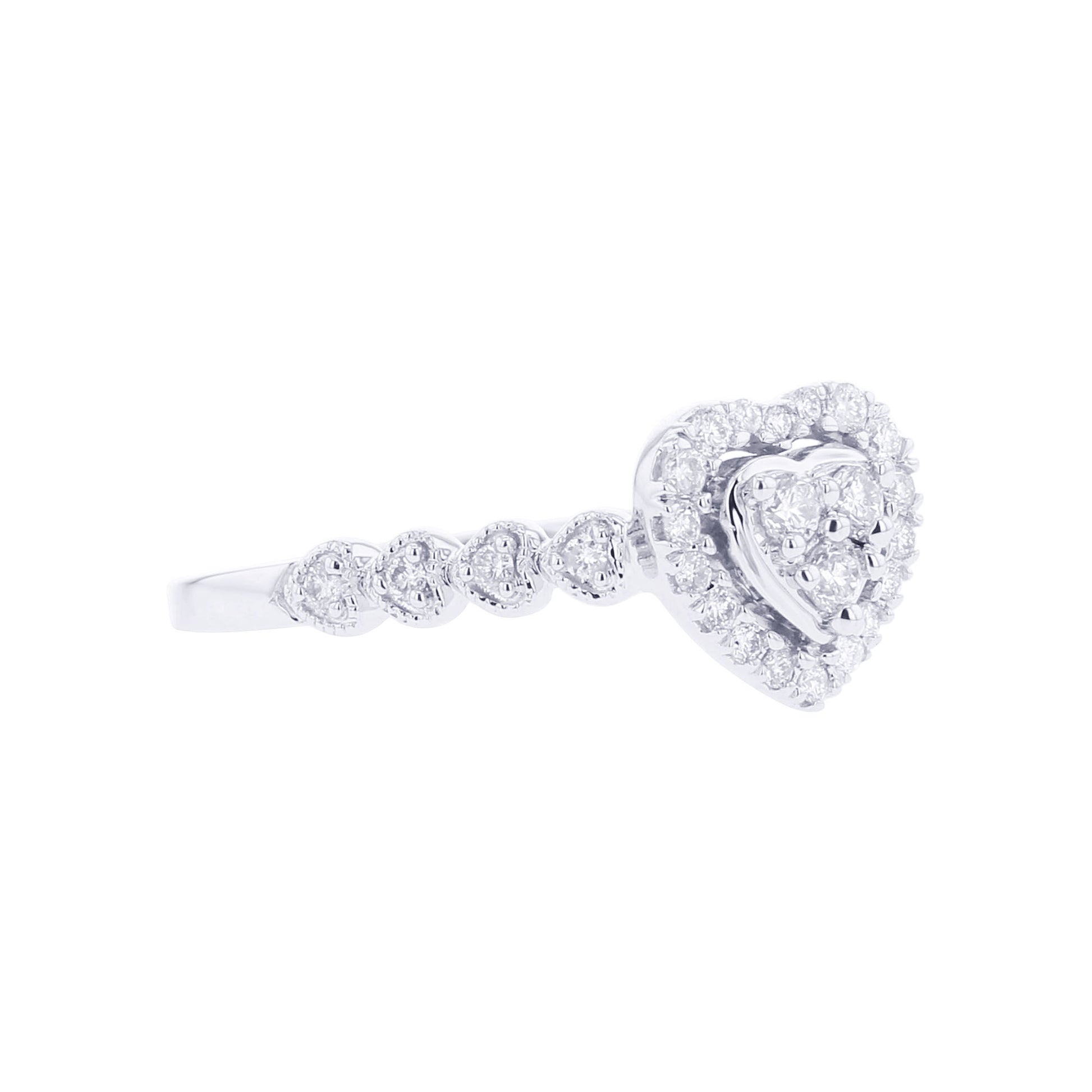 Mila Heart Diamond Ring