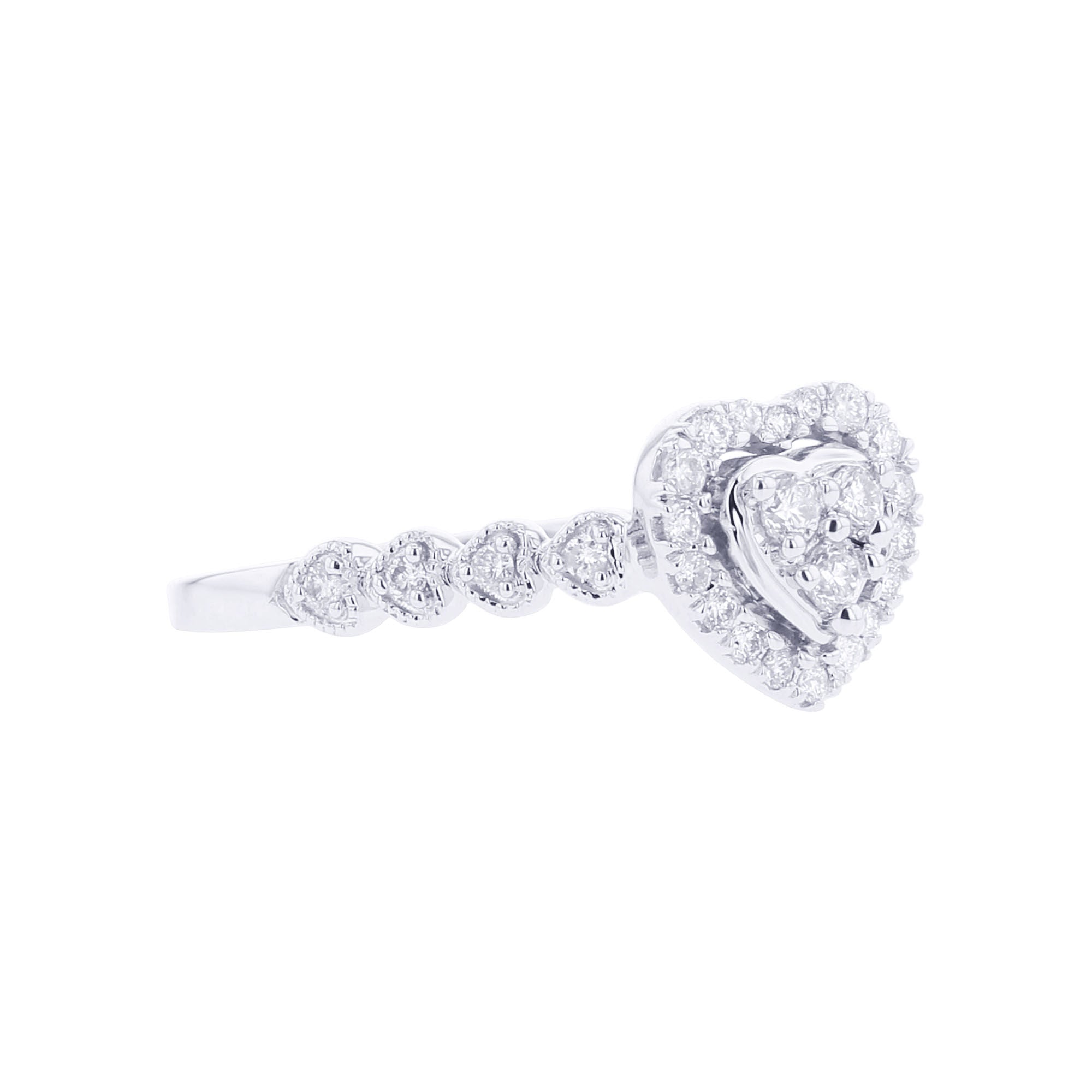 Mila Heart Diamond Ring
