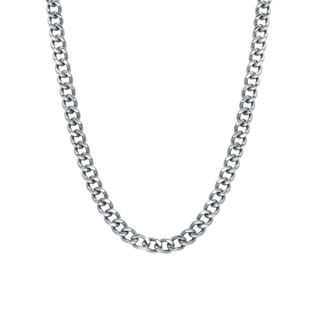 Darlington Stainless Steel Curb Link Necklace