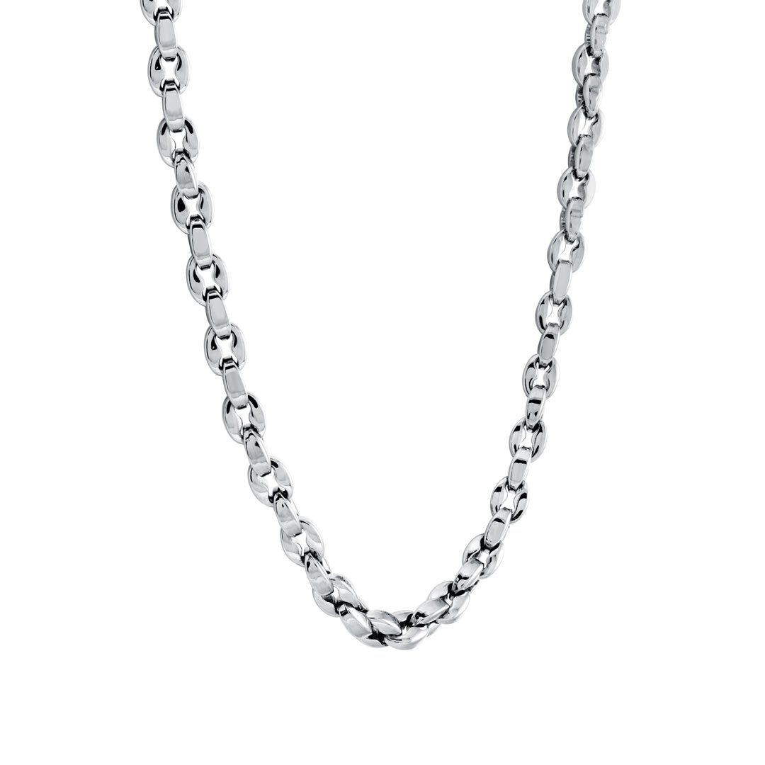 Dover Stainless Steel Oval Link Necklace